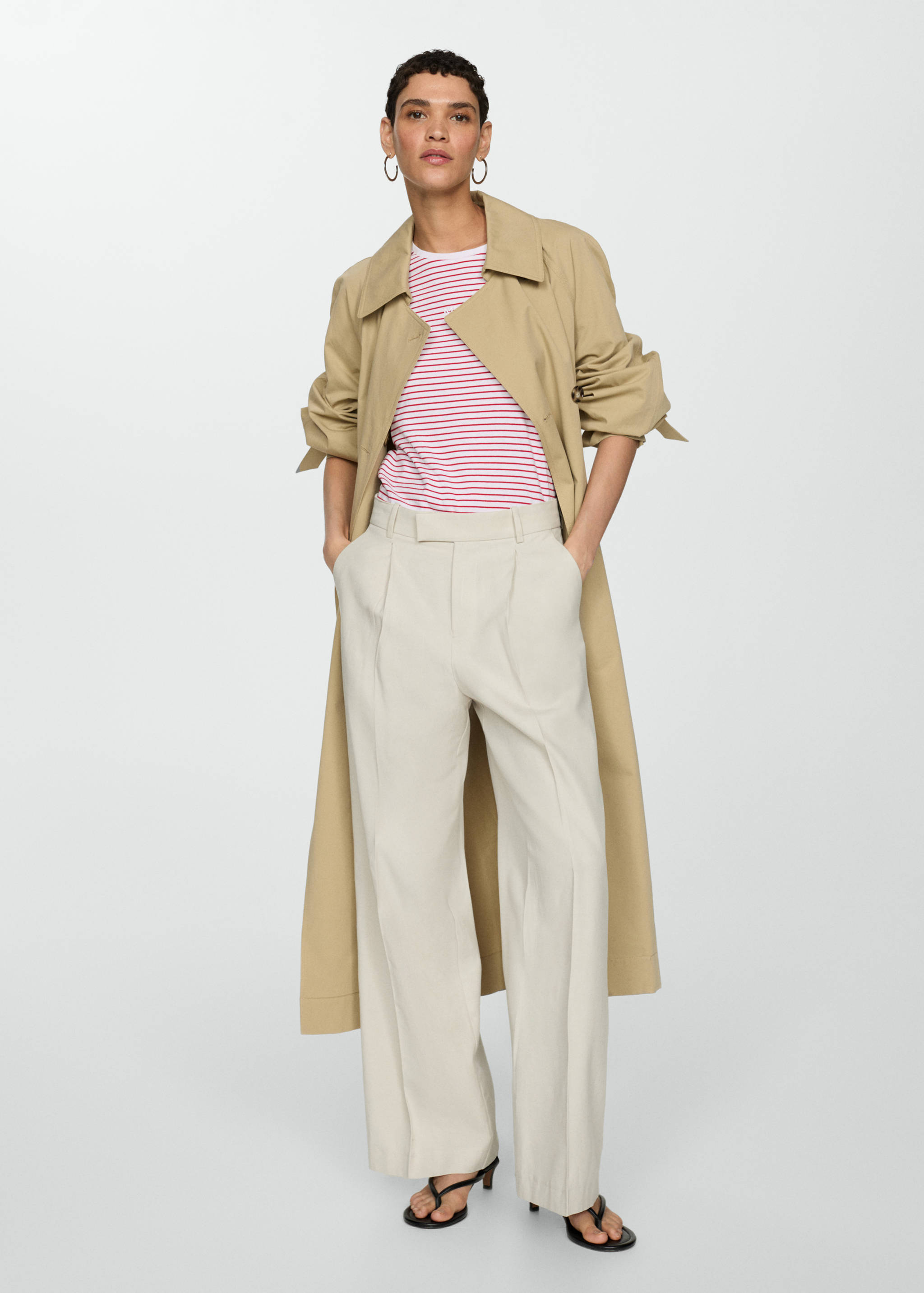 Striped logo T-shirt - General plane