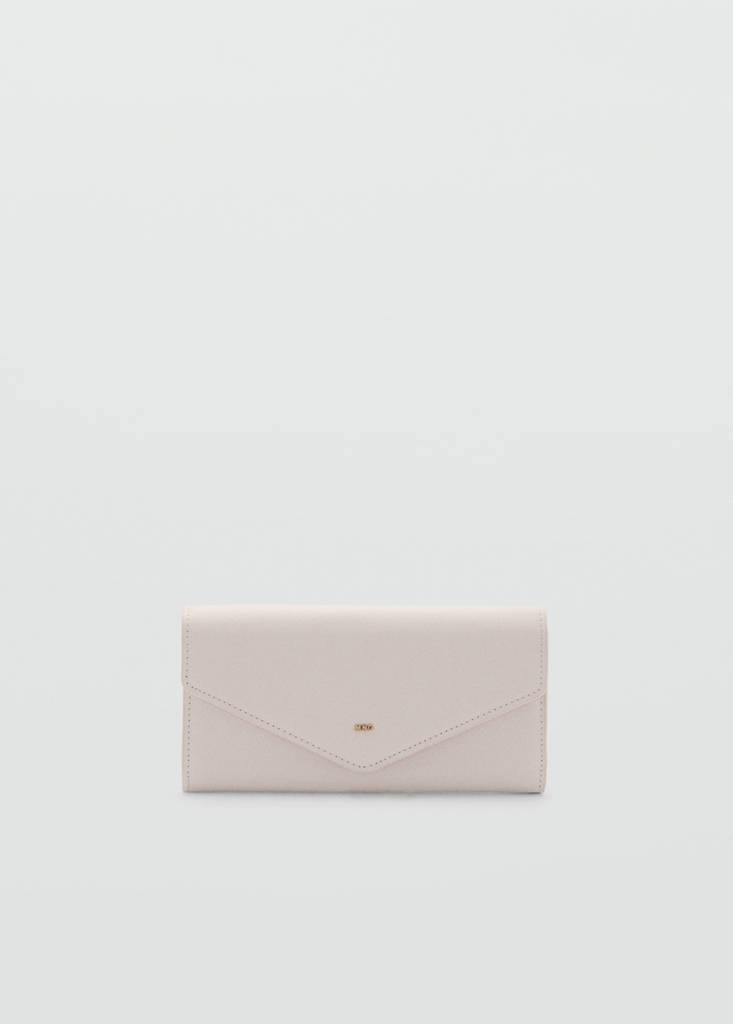 Flap saffiano-effect wallet - Women | MANGO Vietnam