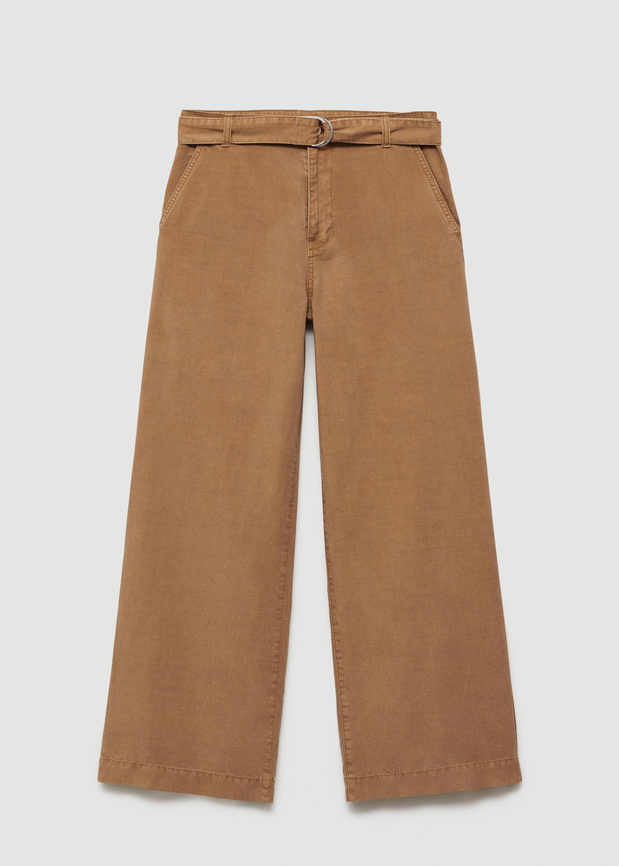 Pantalón fluido wide leg cinturón - Artículo sin modelo