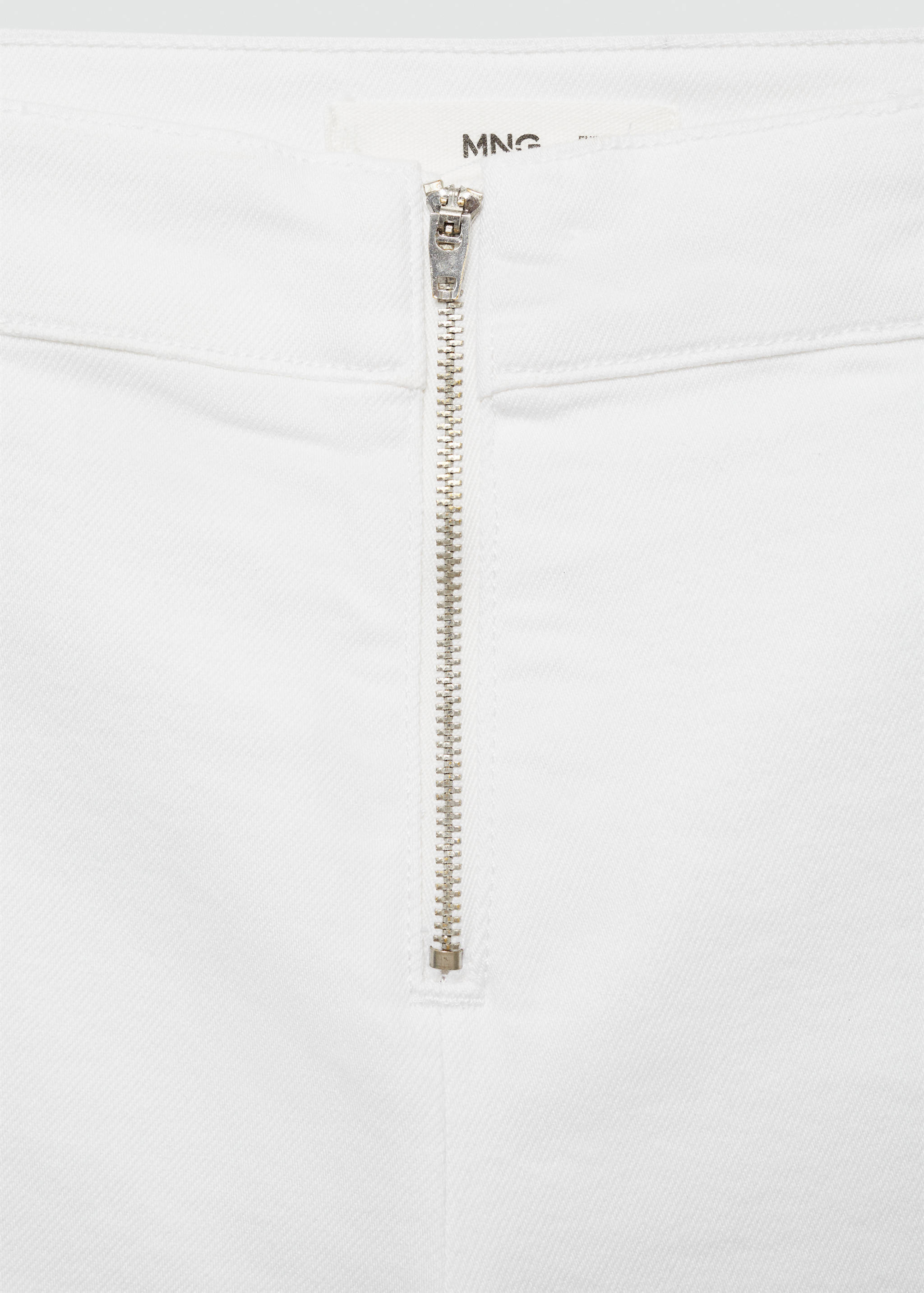 Slim-fit capri jeans with zip - Details of the article 8