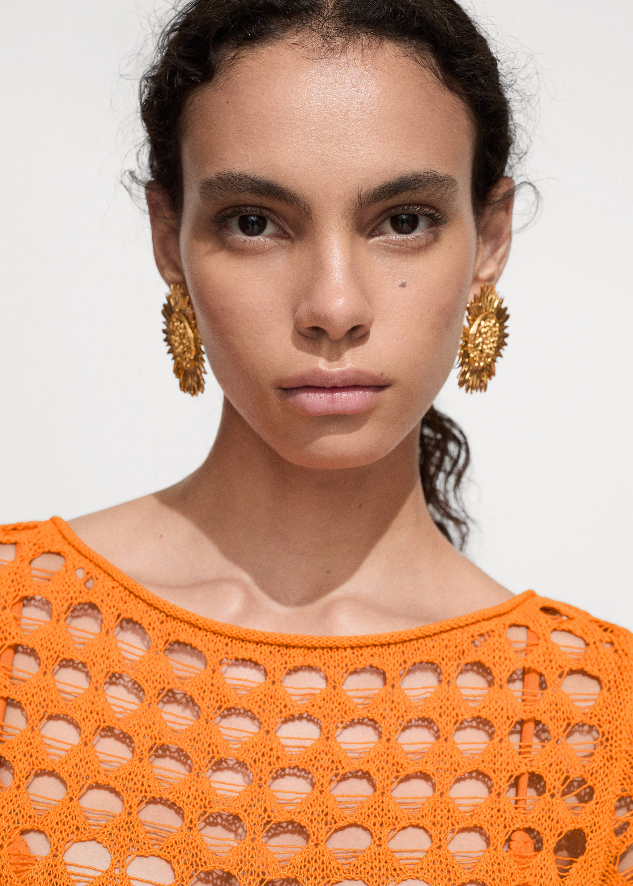 Vestido largo punto calado - Detalle del artículo 1