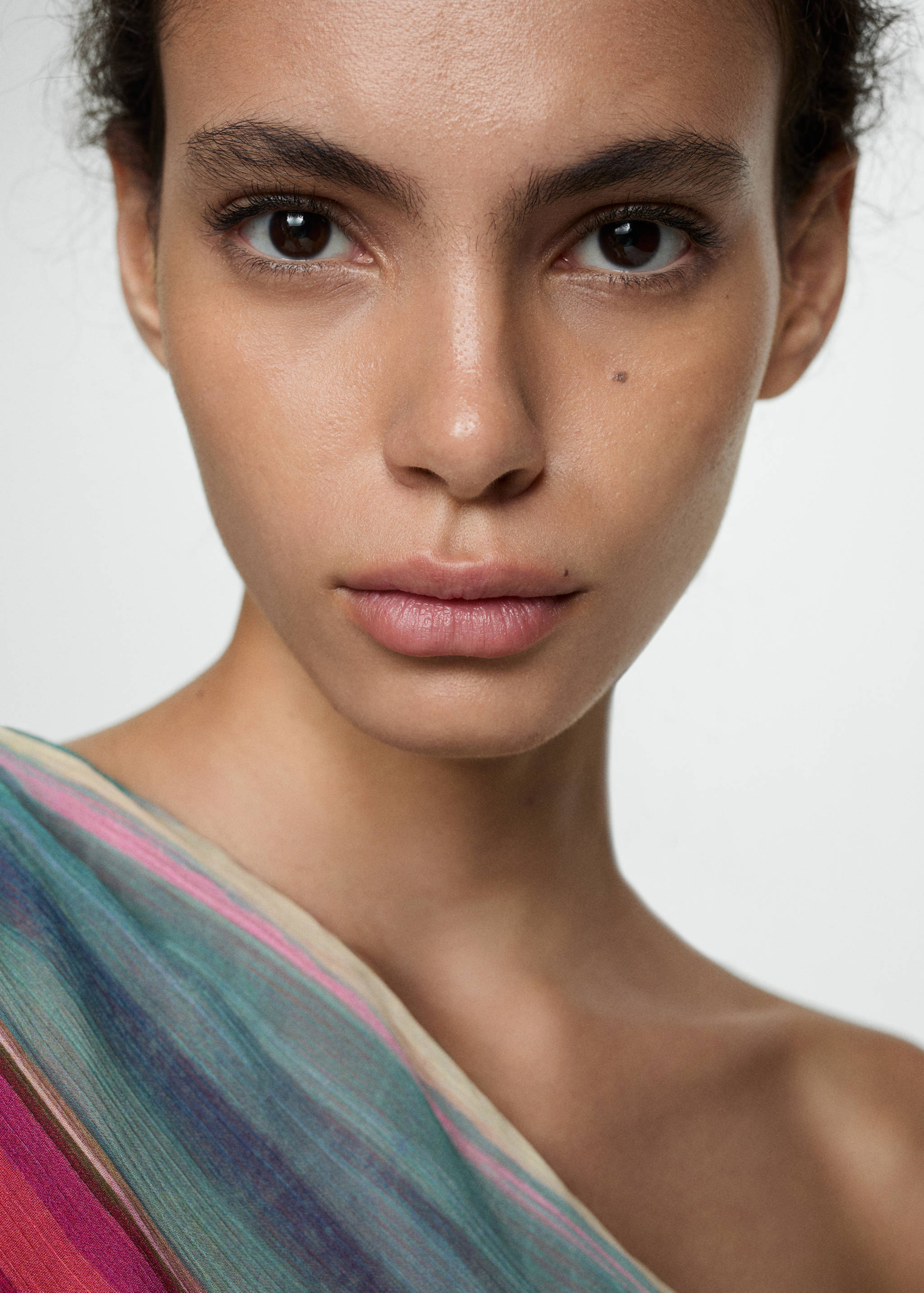 Striped asymmetrical dress - Details of the article 2