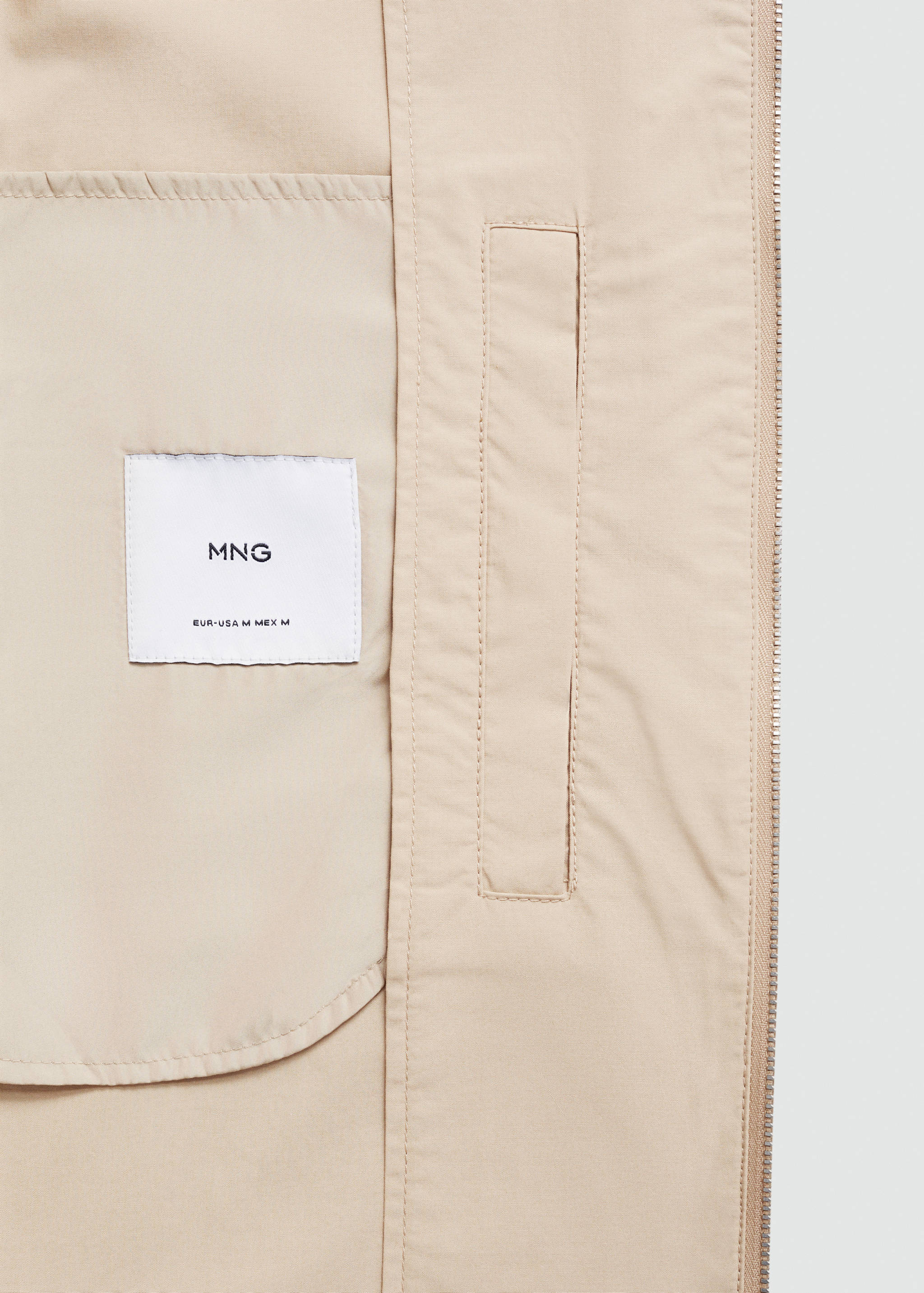 Jaqueta 100% cotó butxaques - Detall de l'article 8