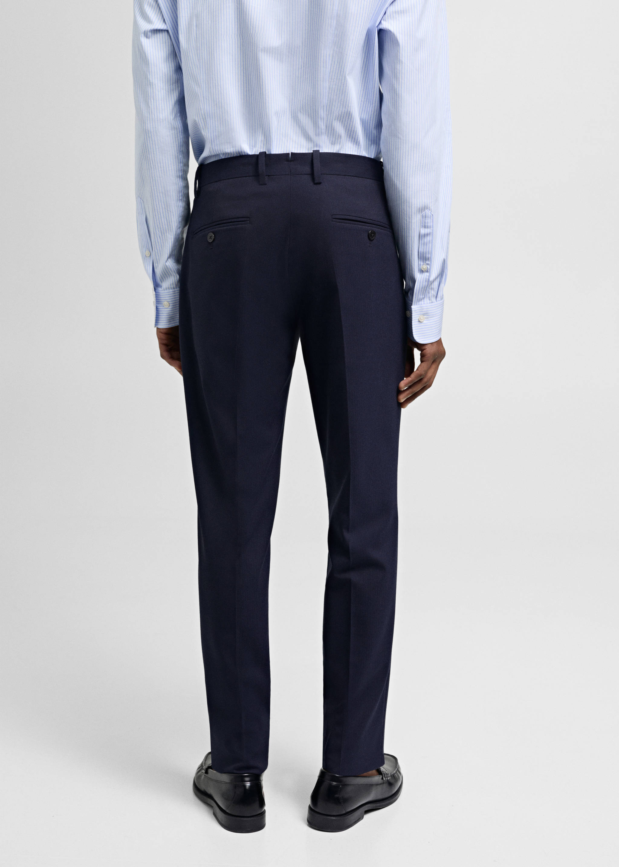 Pantalon costume slim-fit tissu comfort stretch - Verso de l’article