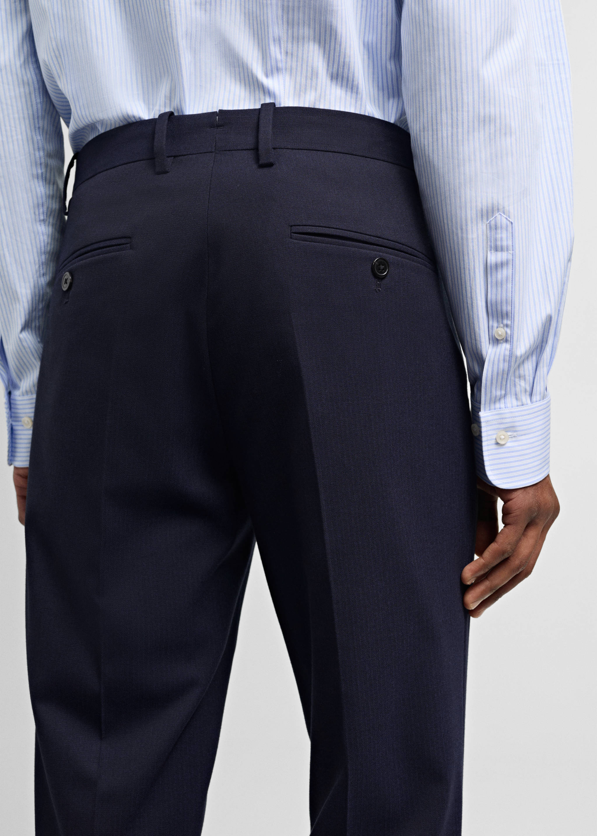Pantalon costume slim-fit tissu comfort stretch - Détail de l'article 3