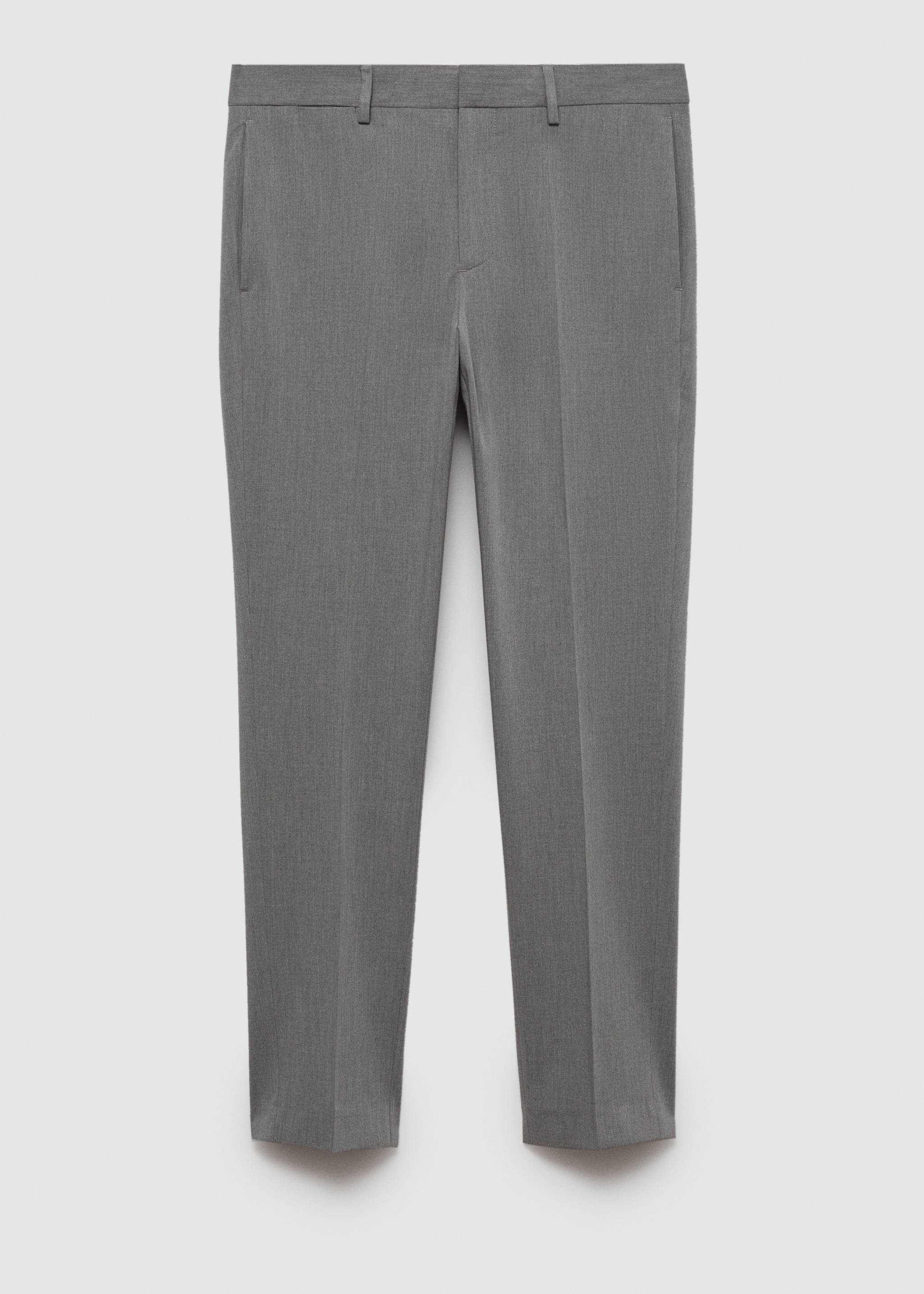 Stretch fabric super slim-fit suit trousers - Article without model