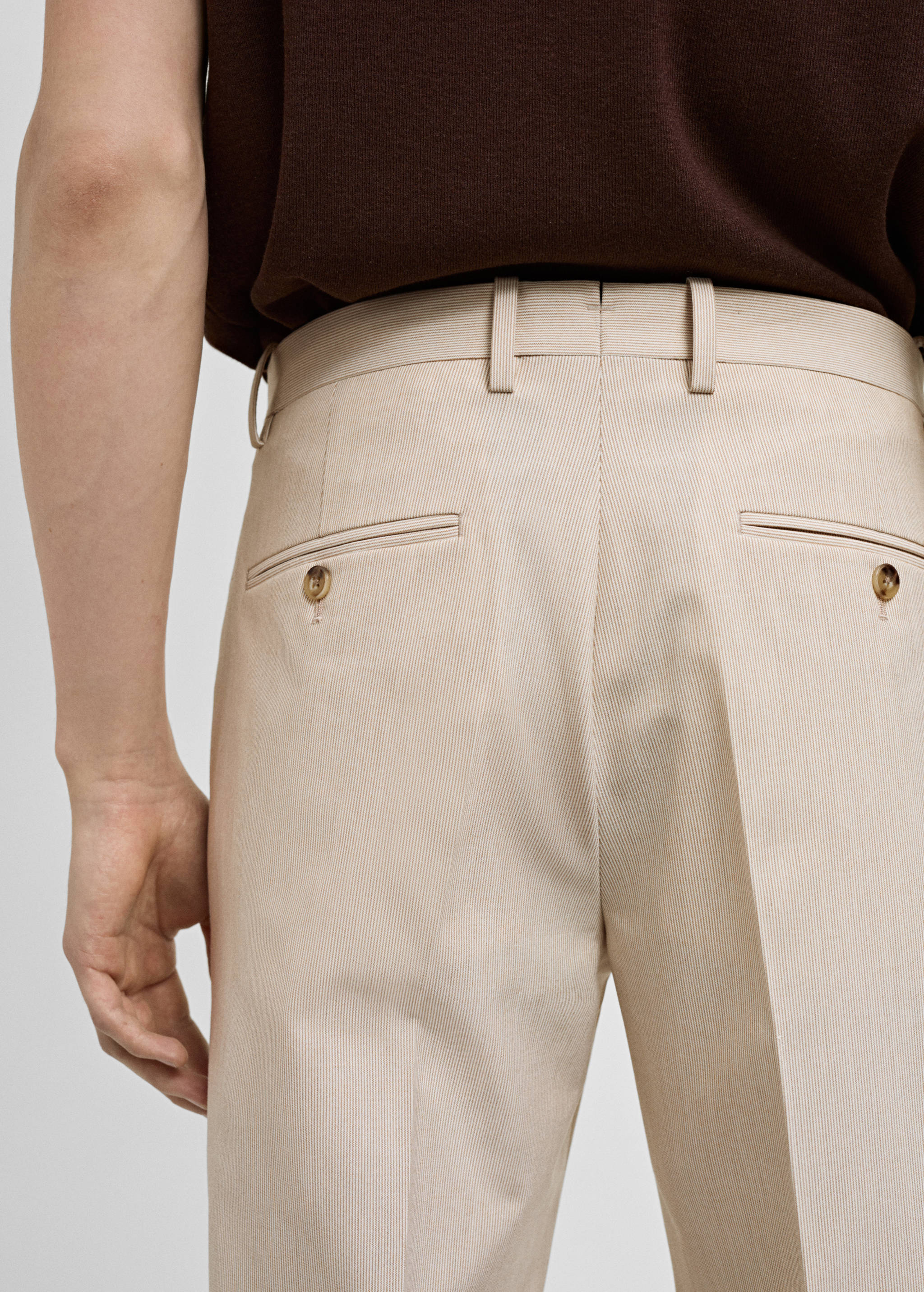 Pantalon costume slim-fit tissu comfort stretch - Détail de l'article 6