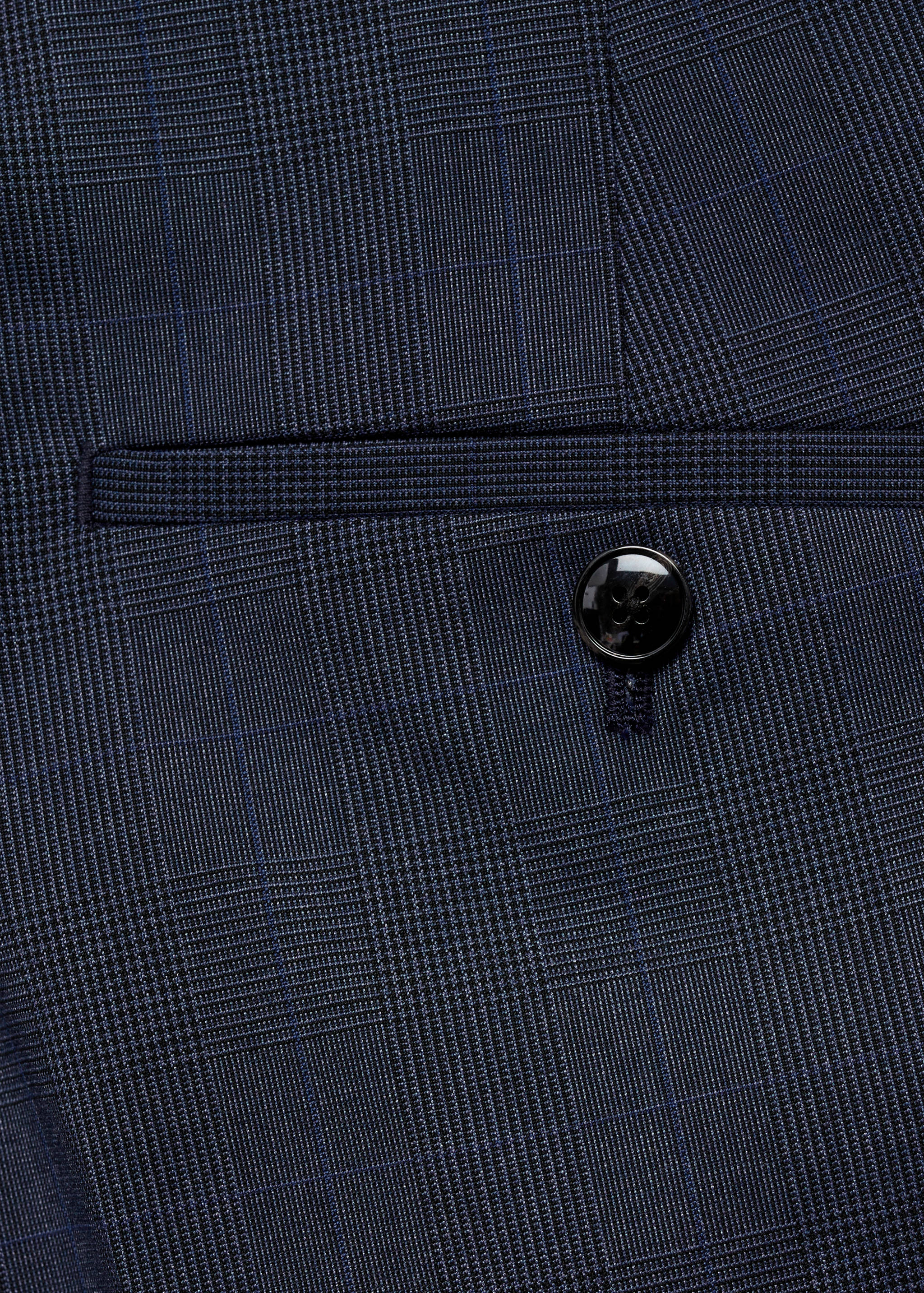 弹力面料超修身西装裤 - null