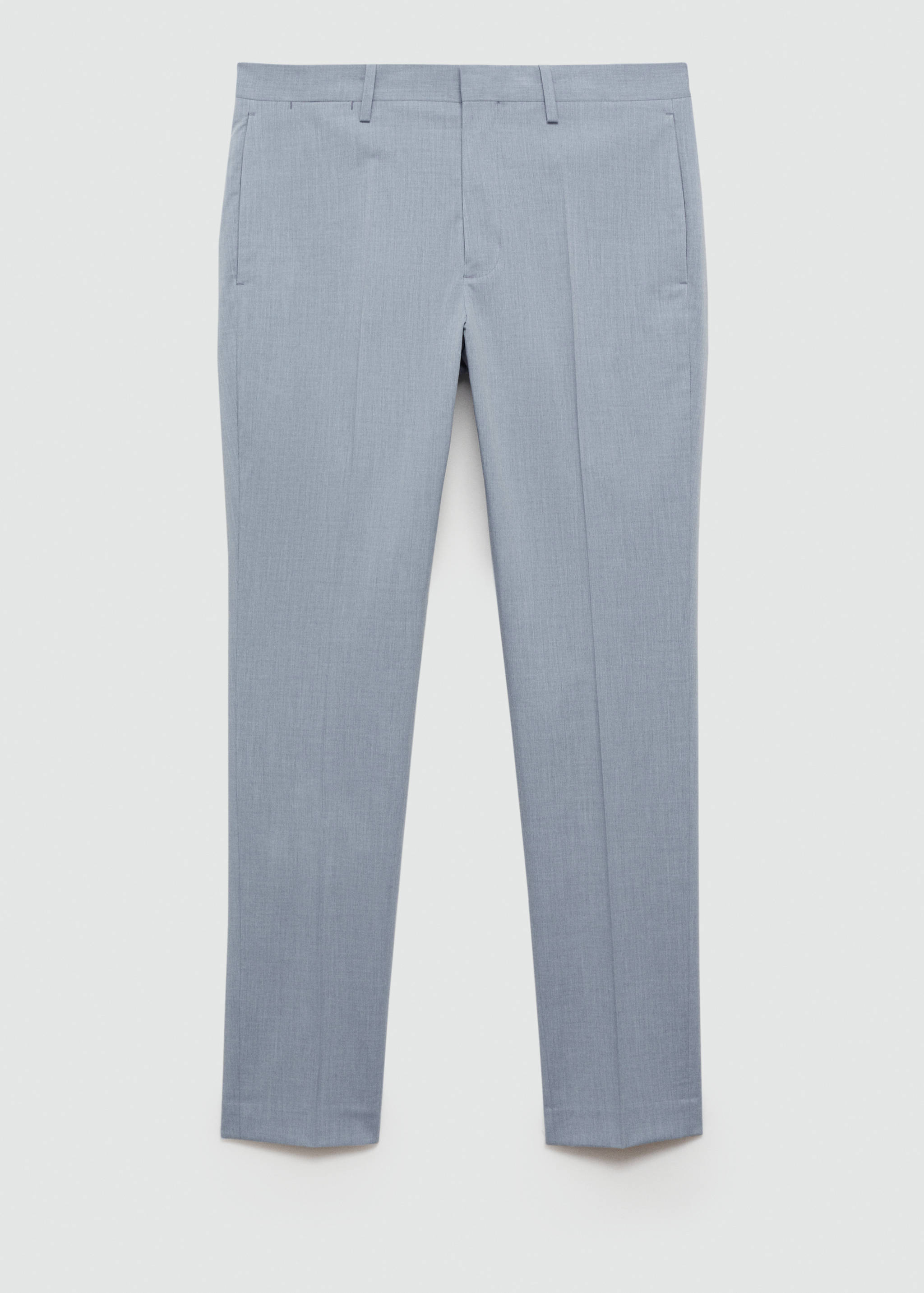 弹力面料超修身西装裤 - null