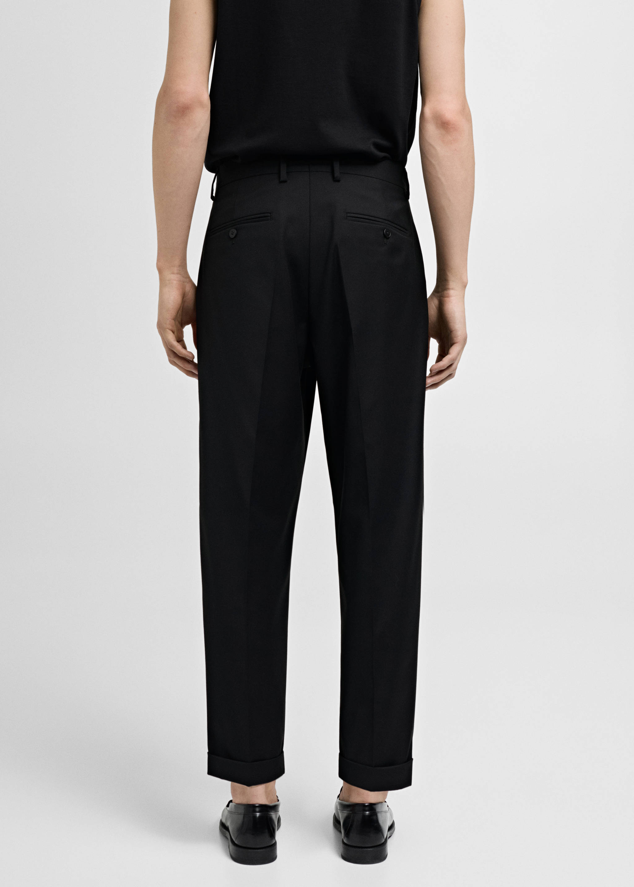 Pantalón traje regular fit - Reverso del artículo