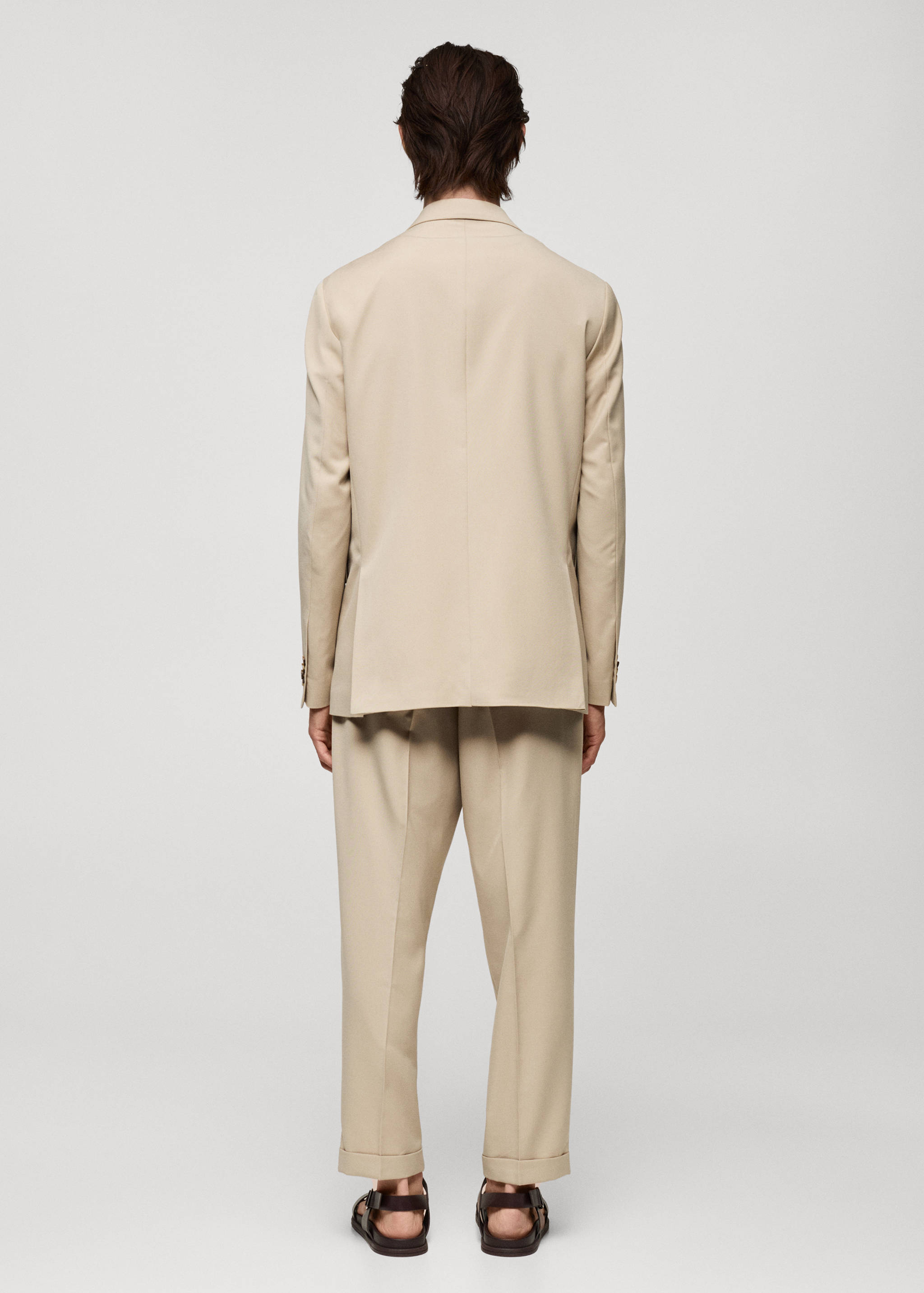 Pantalón traje regular fit - Reverso del artículo