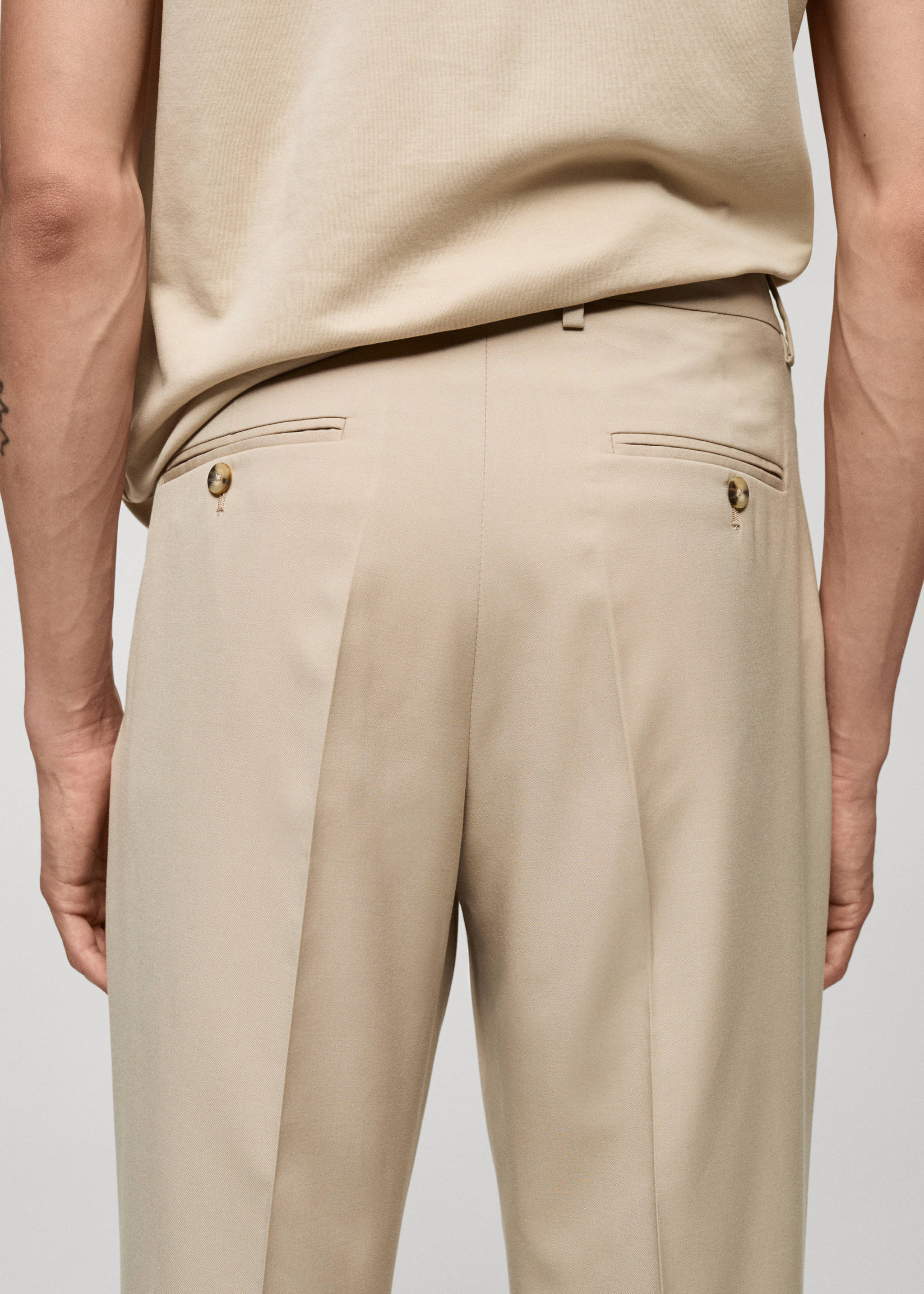 Pantalón traje regular fit - Detalle del artículo 6