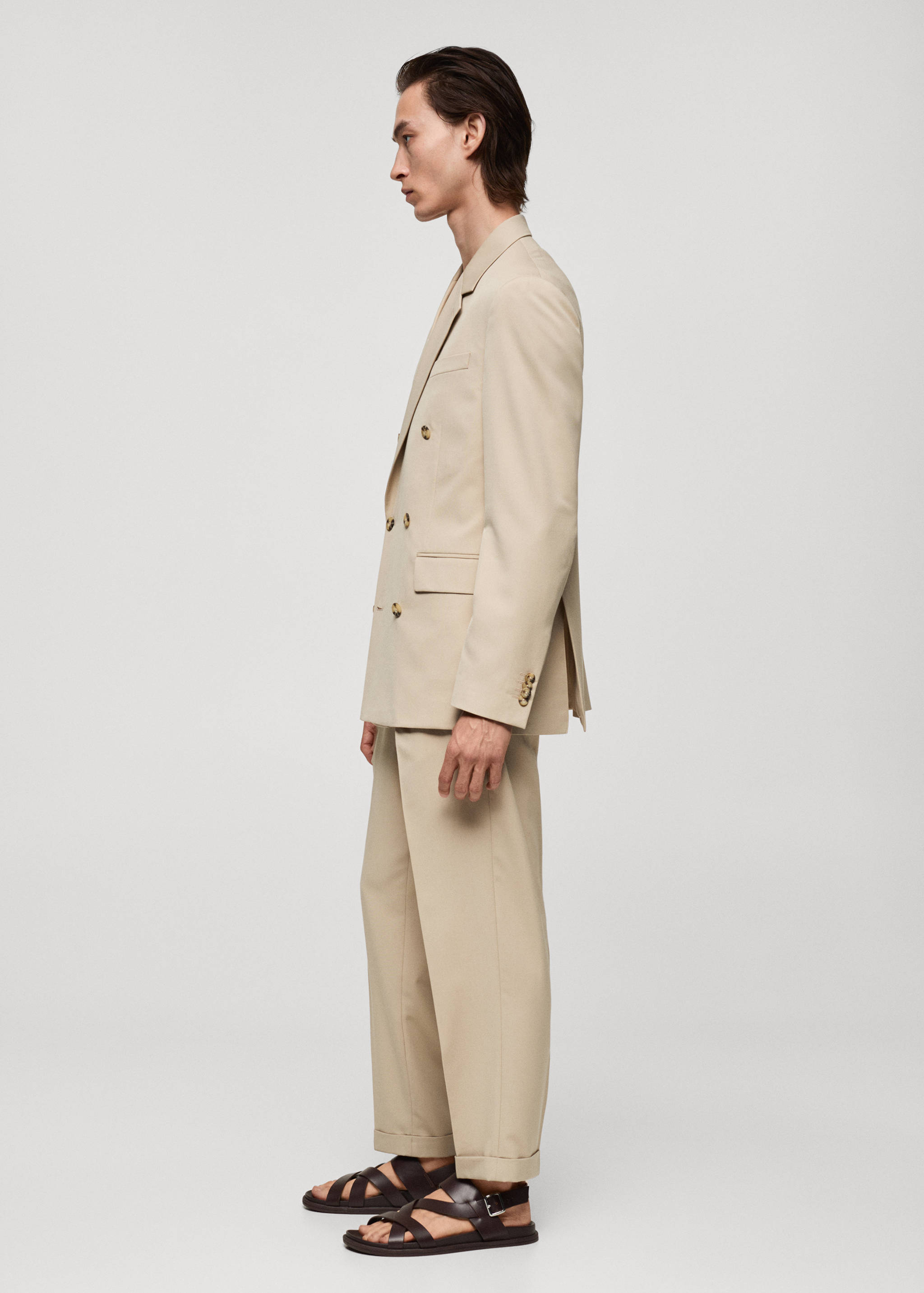 Pantalón traje regular fit - Detalle del artículo 2