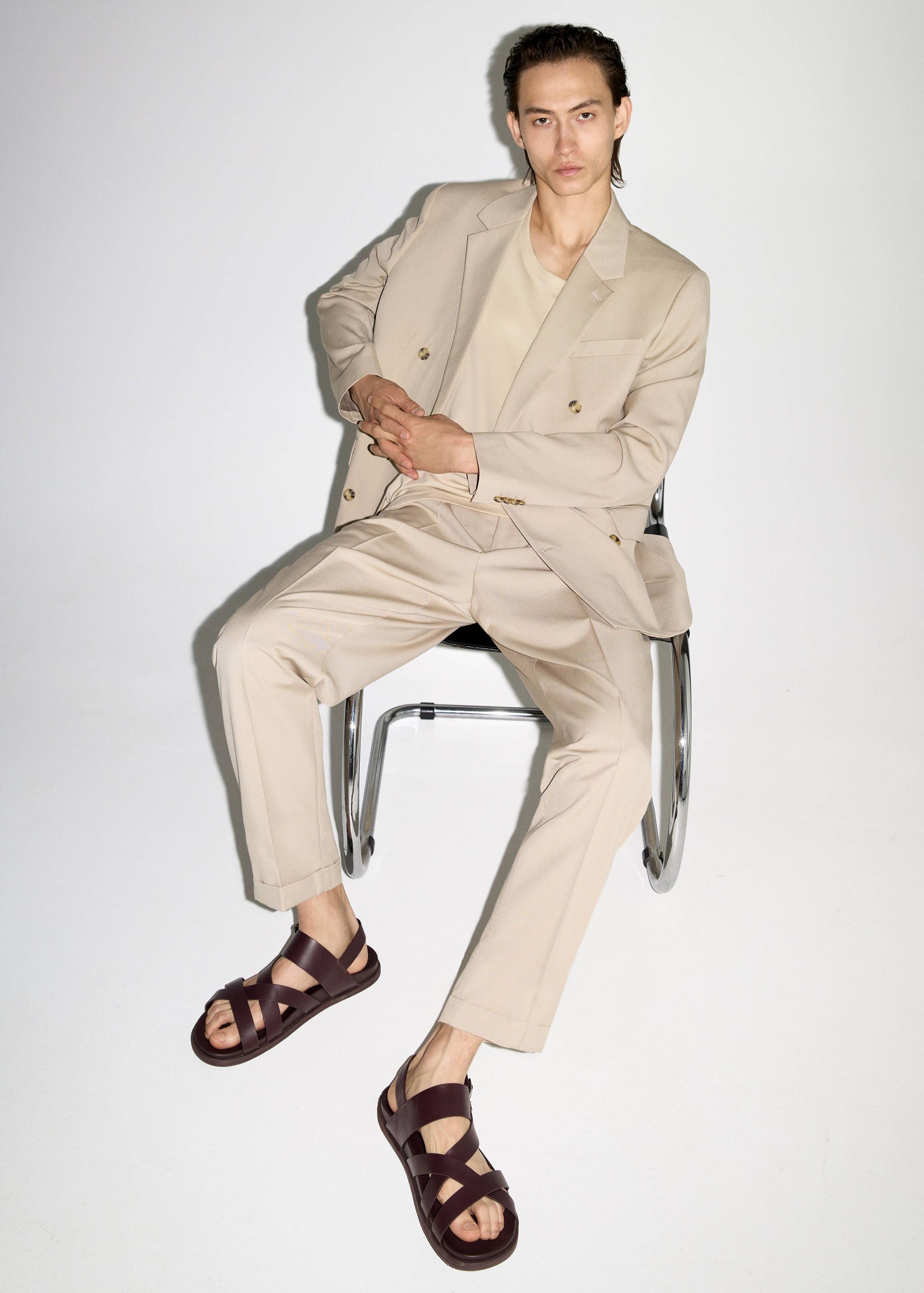 Pantalon de costume regular fit - Détail de l'article 5