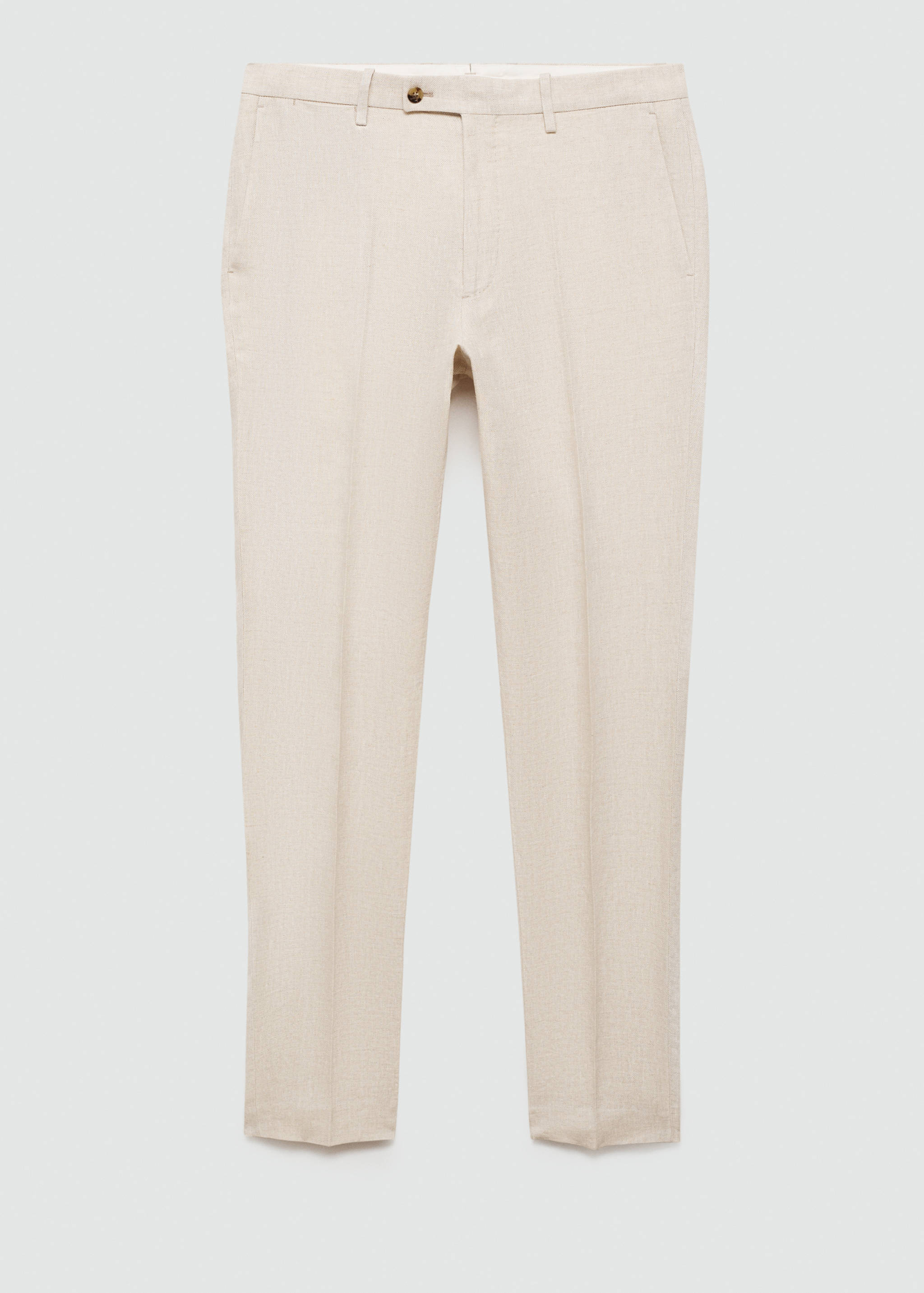 Pantalon costume slim-fit 100 % lin - Article sans modèle