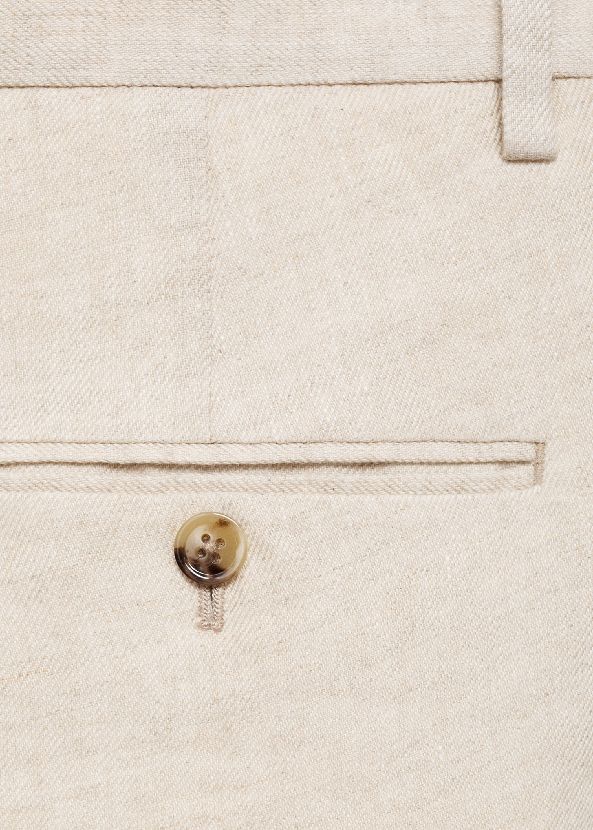 Pantalon costume slim-fit 100 % lin - Détail de l'article 0