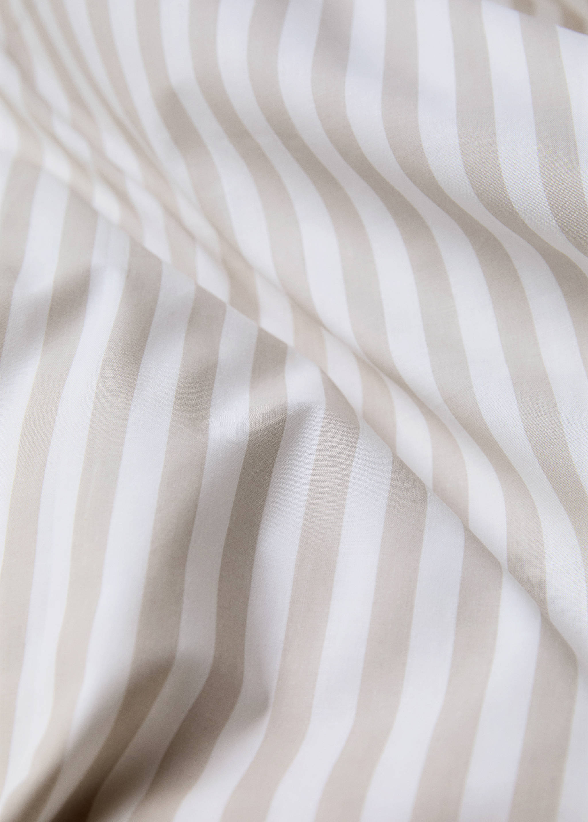 Striped cotton duvet cover for 150cm bed - Details of the article 2