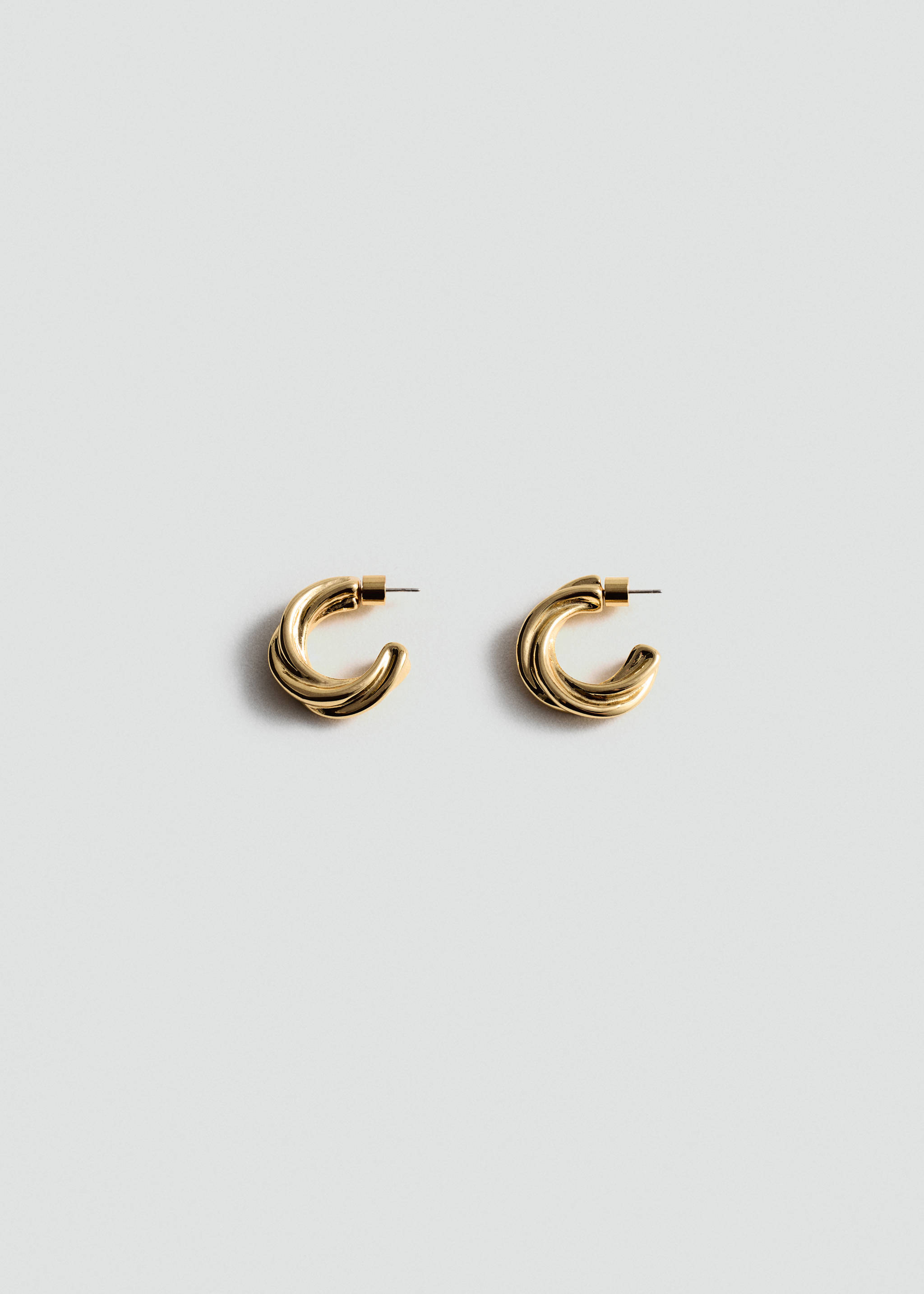 Intertwined hoop earrings - Article without model