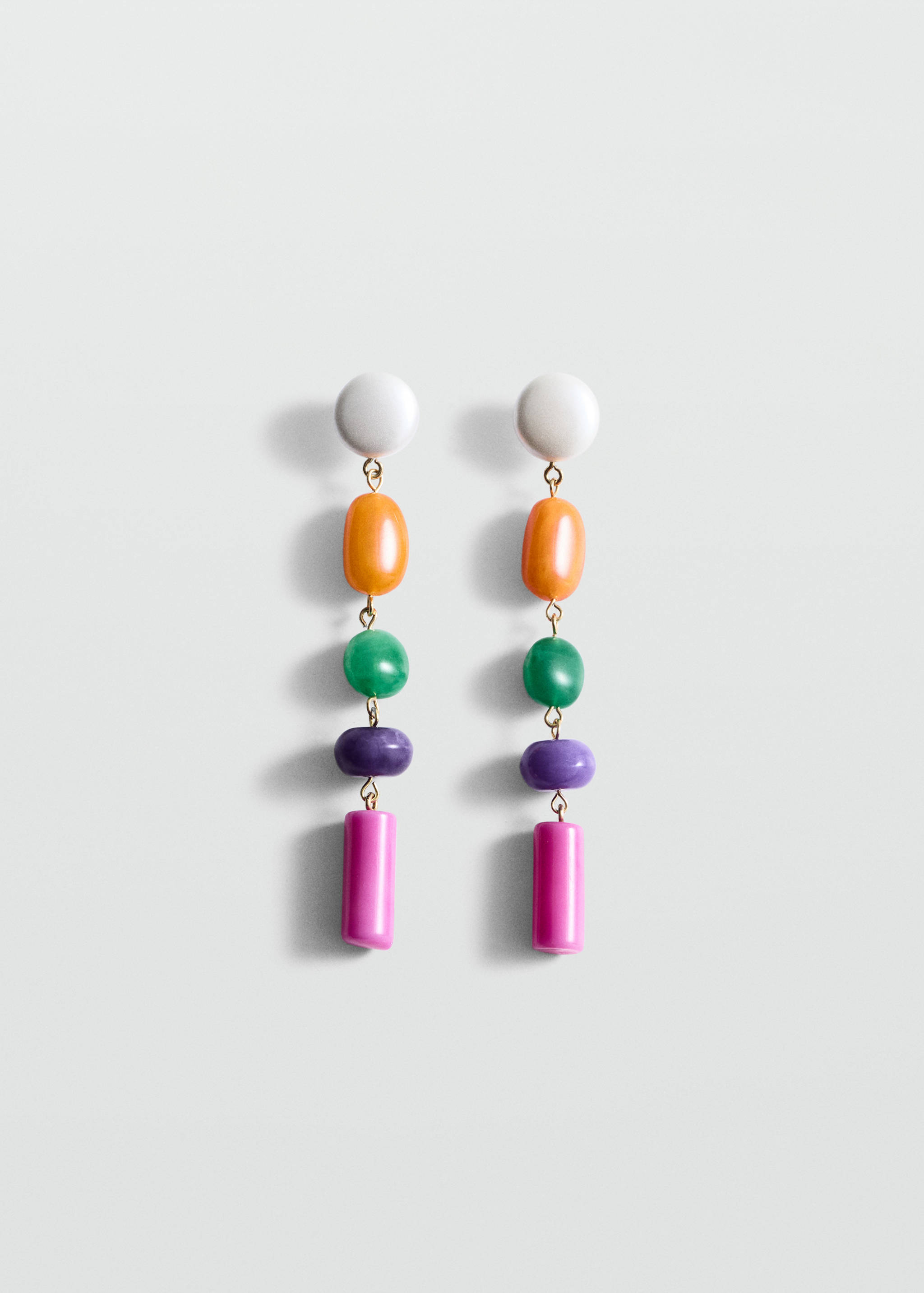 Beaded drop earrings - Article without model