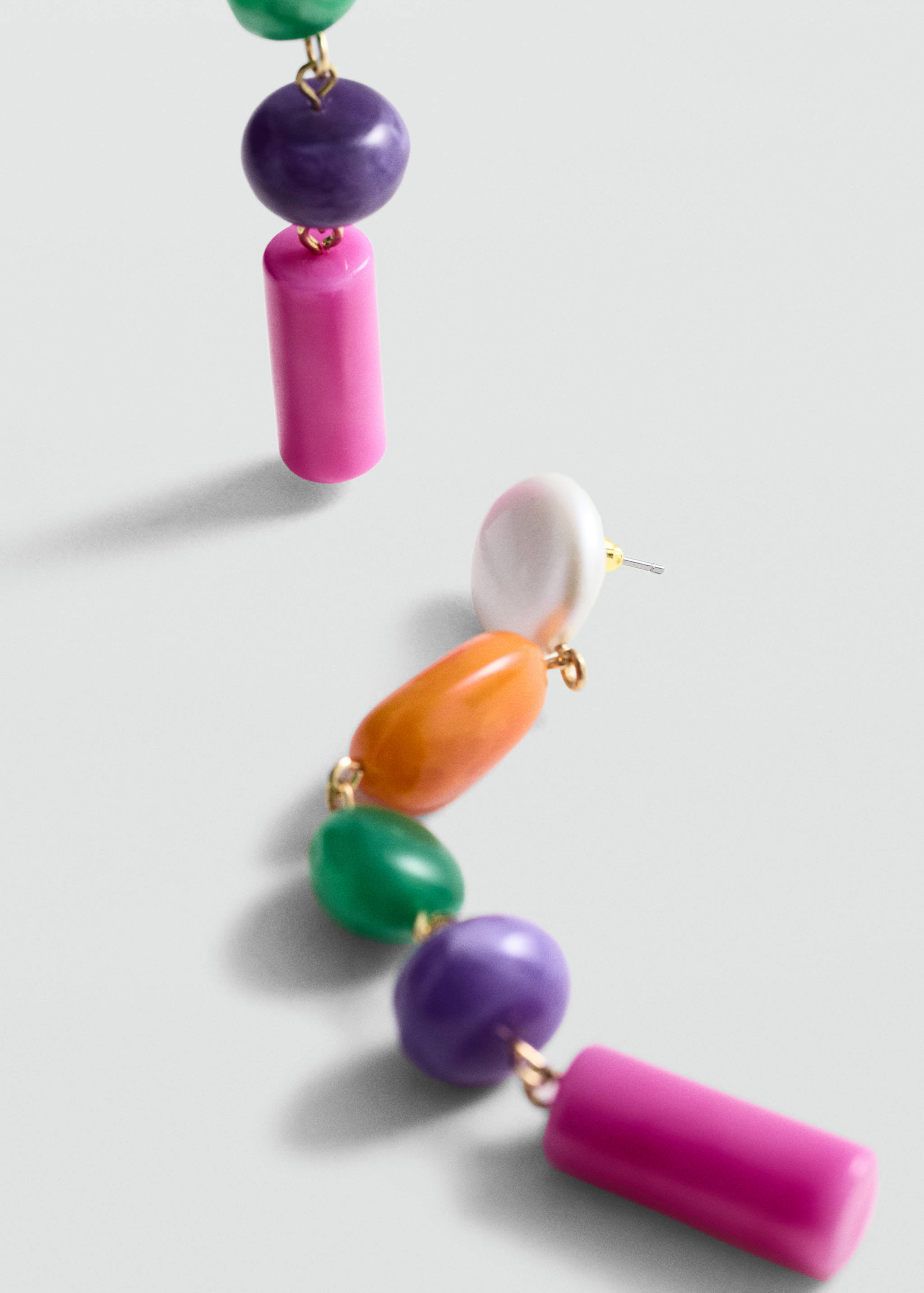 Beaded drop earrings - Details of the article 1