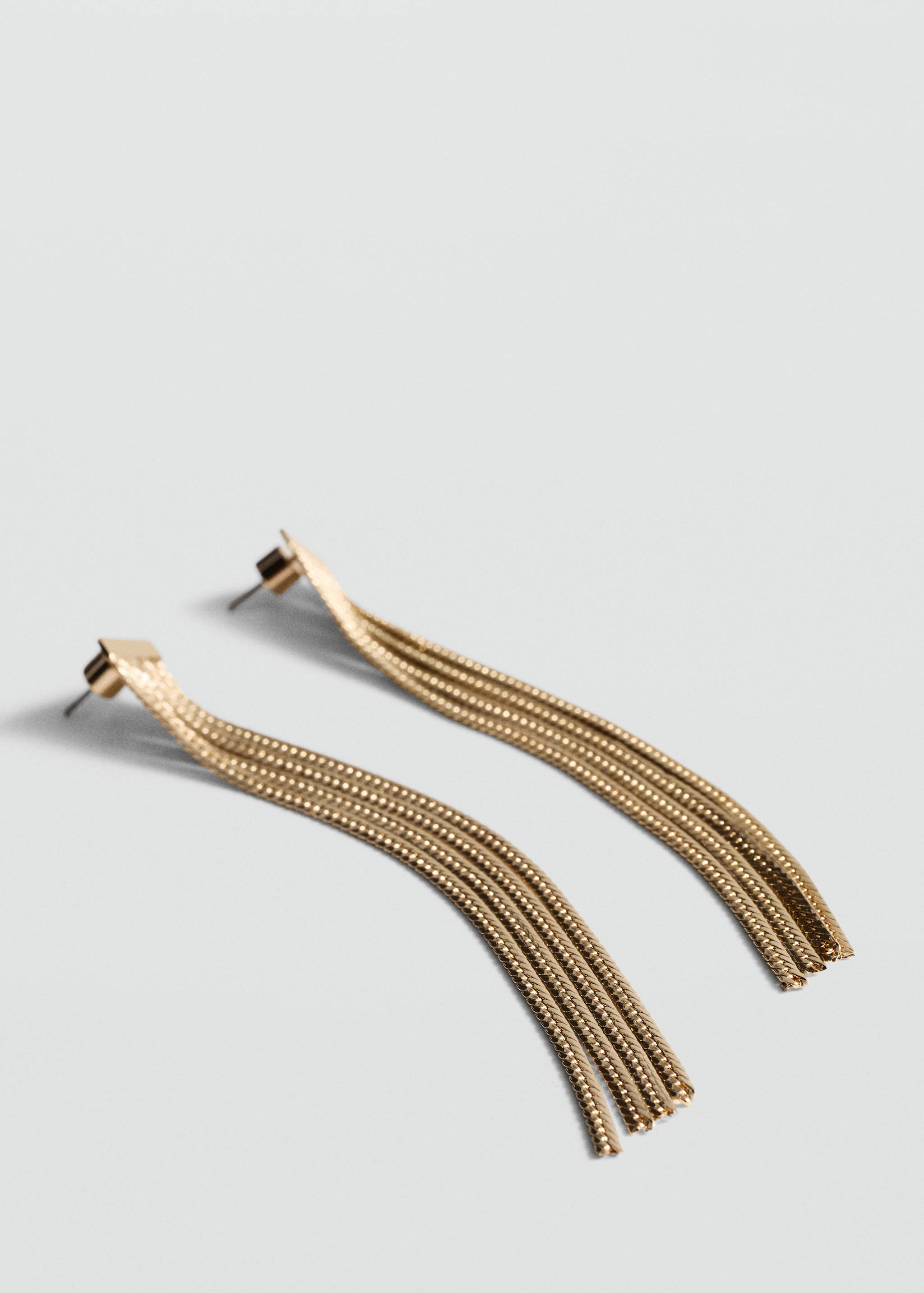 Long star earrings - Medium plane