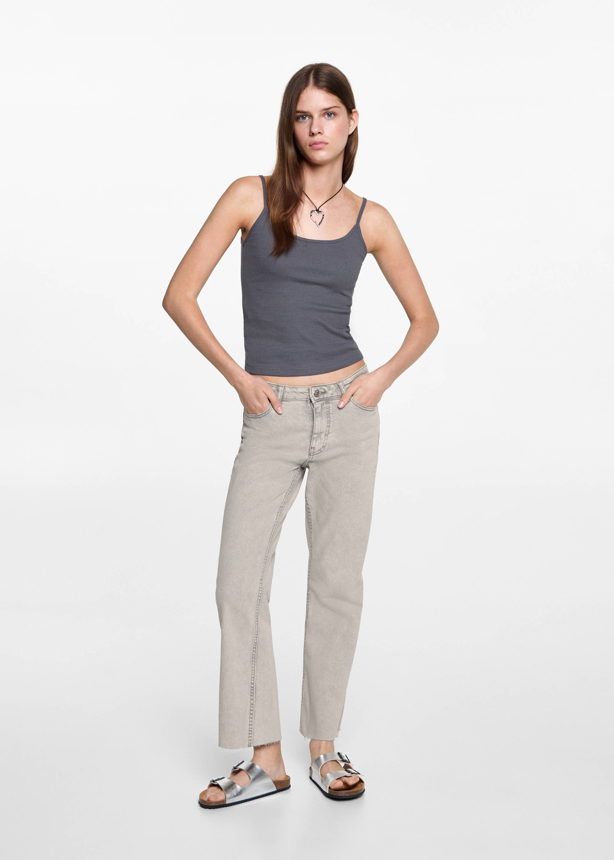 Jean flare crop - Plan général