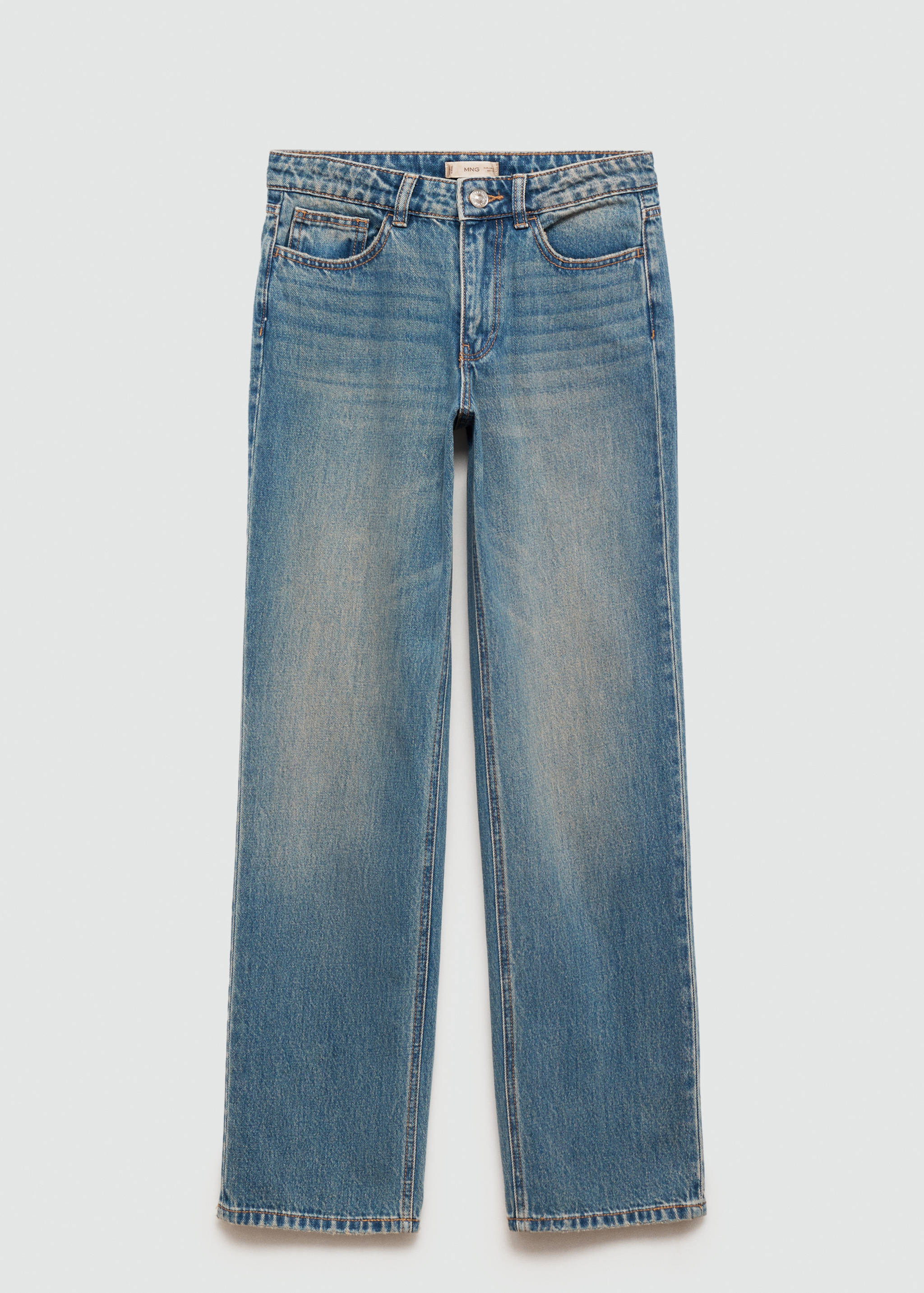 Mid-rise straight jeans - Article without model