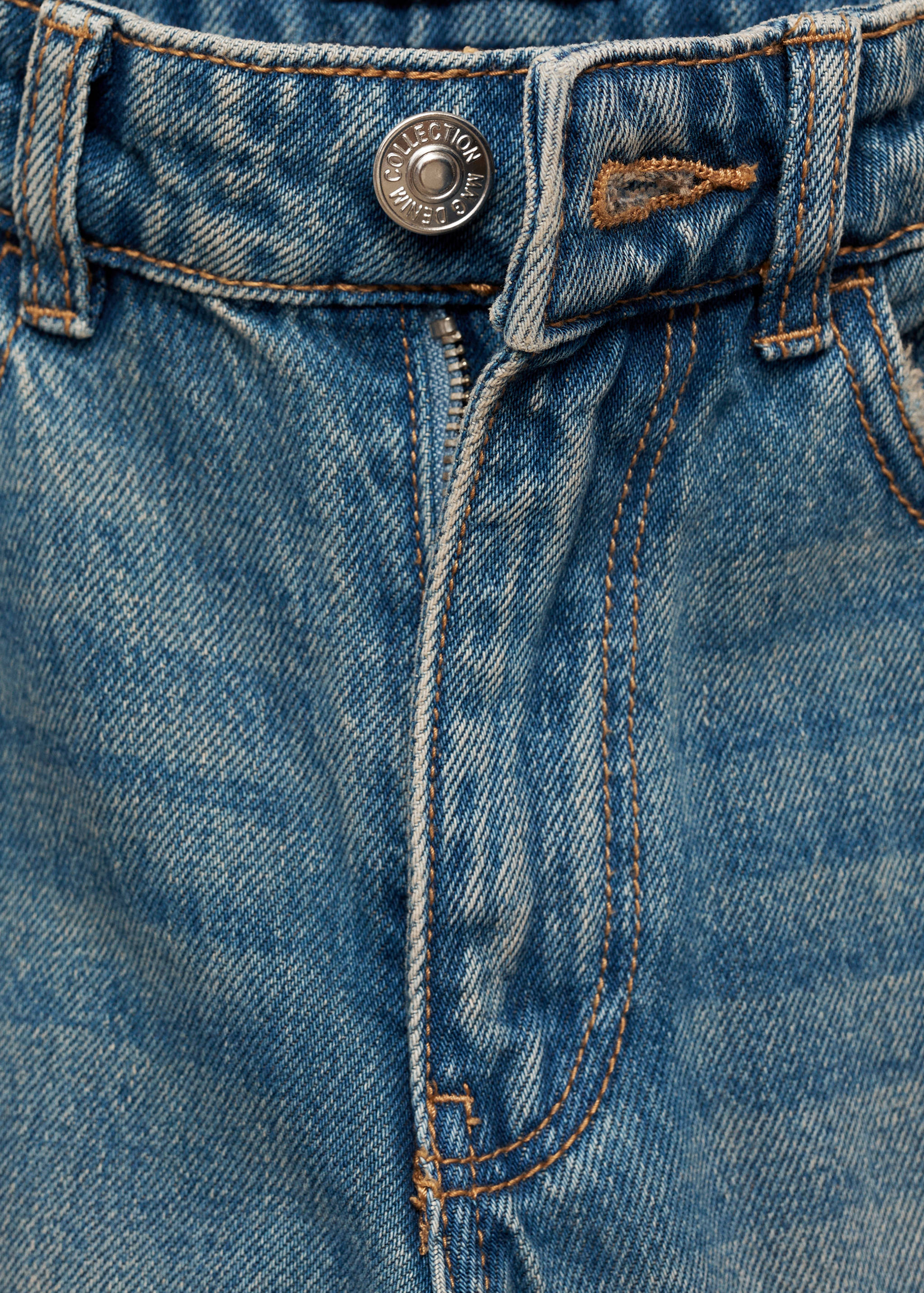 Mid-rise straight jeans - Details of the article 8