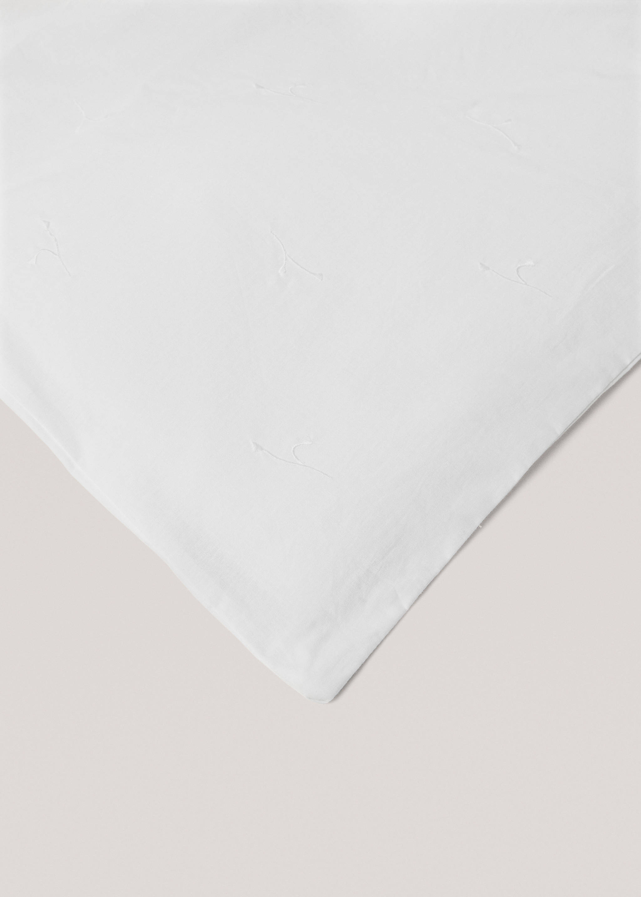 Funda nórdica algodón bordado floral cama 180cm - Detalle del artículo 2