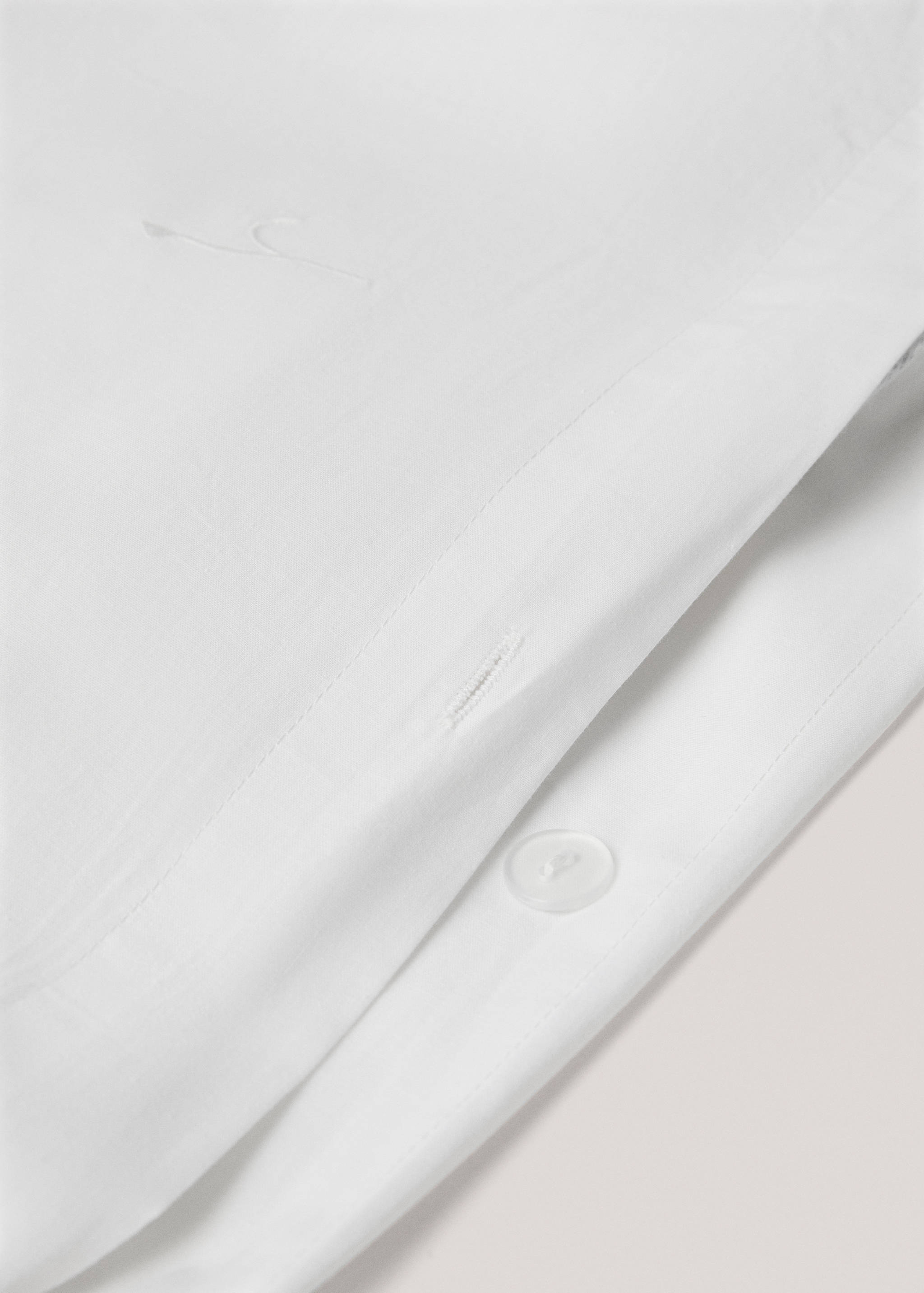 Funda nórdica algodón bordado floral cama 180cm - Detalle del artículo 3