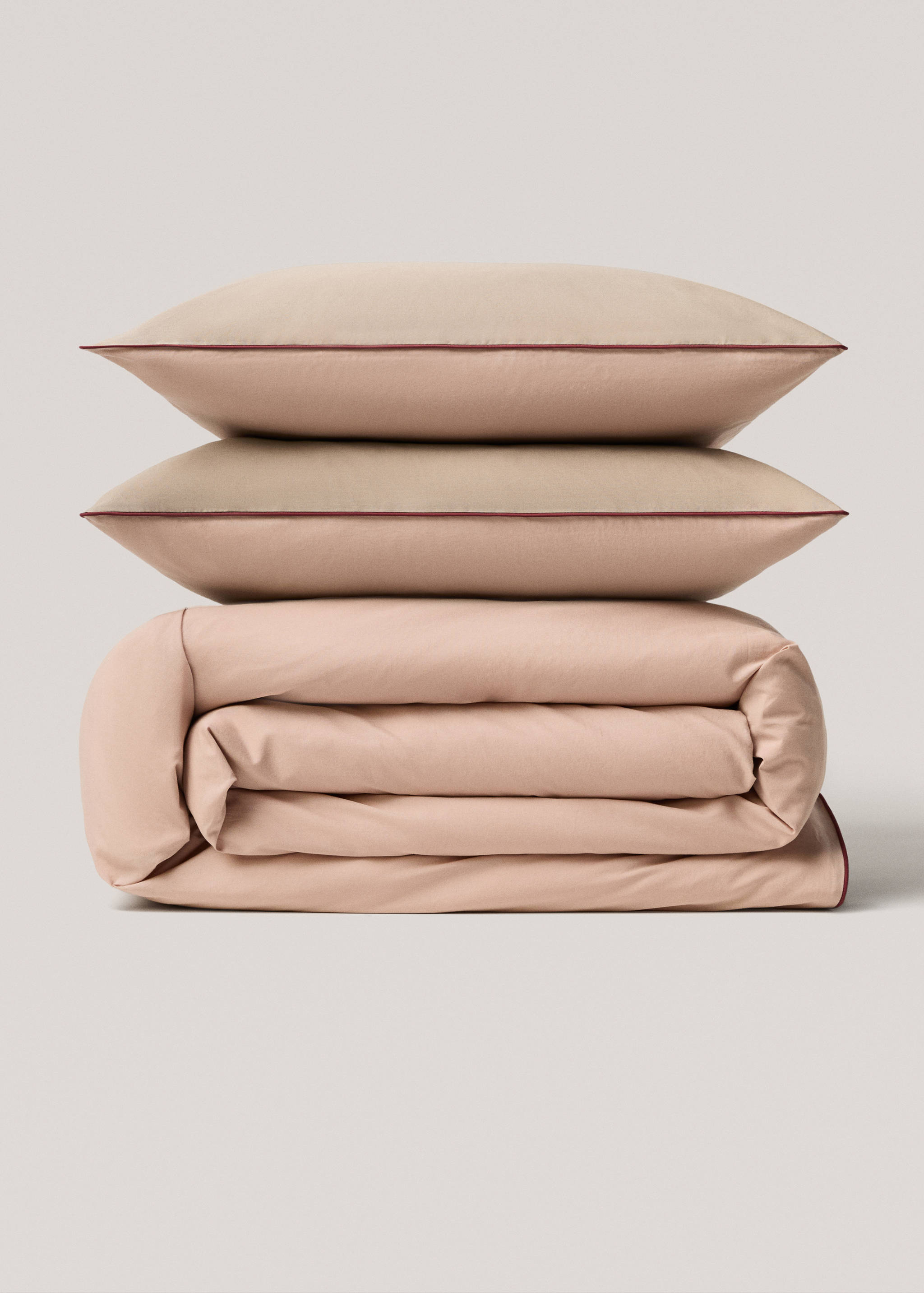 Two-tone reversible duvet cover for 180 cm bed - Details of the article 1
