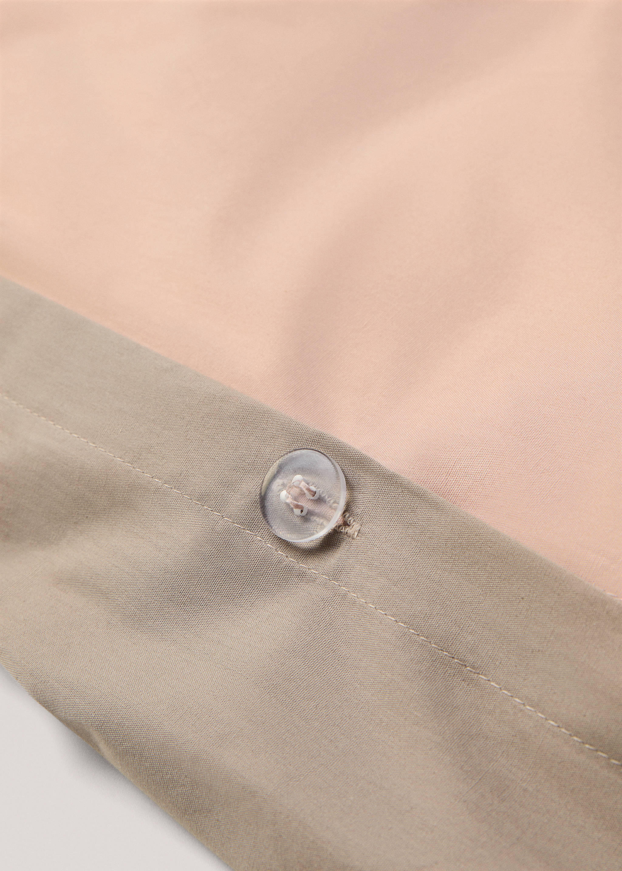 Two-tone reversible duvet cover for 180 cm bed - Details of the article 3