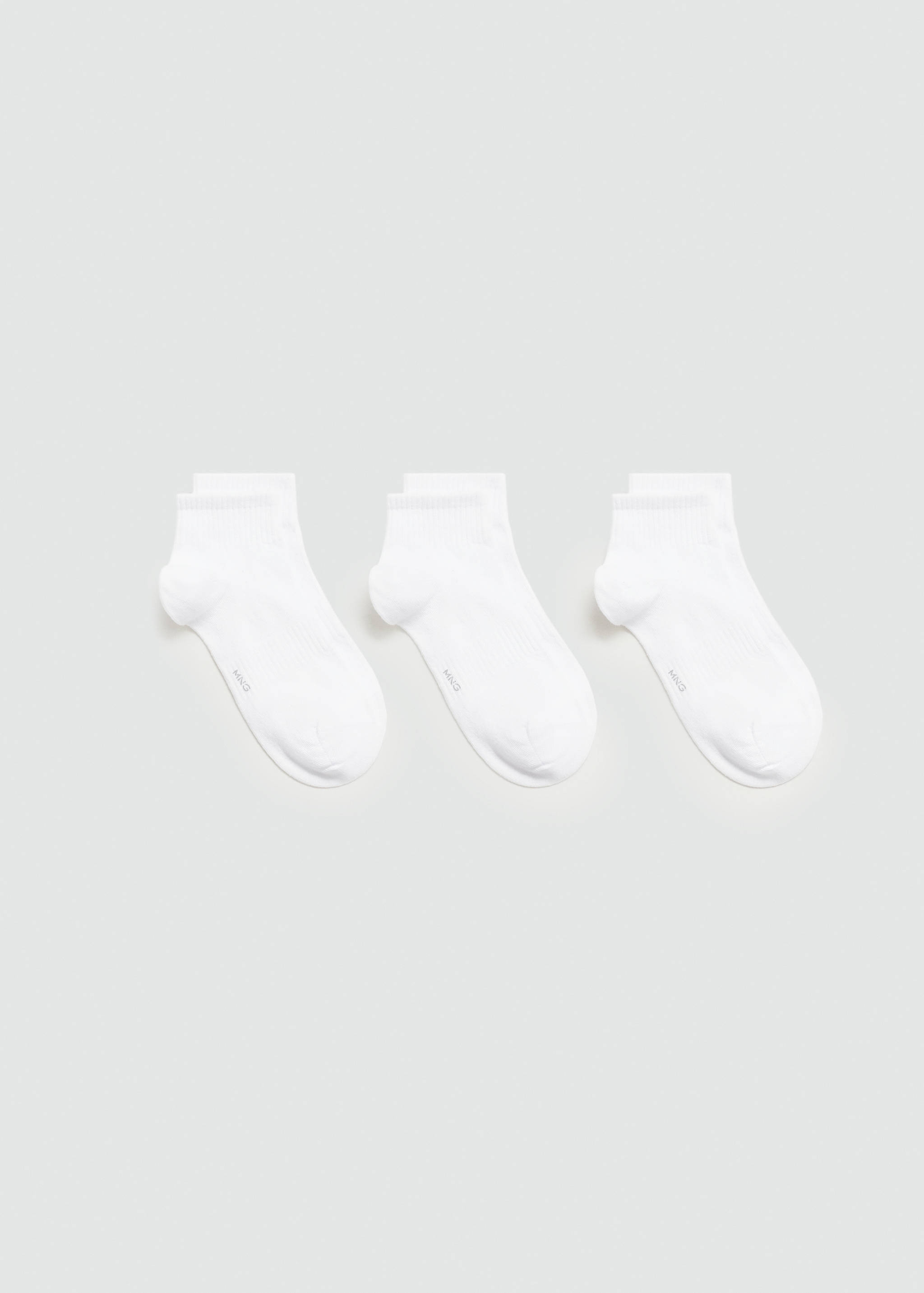 Lot 3 paires de chaussettes côtelées coton - Article sans modèle