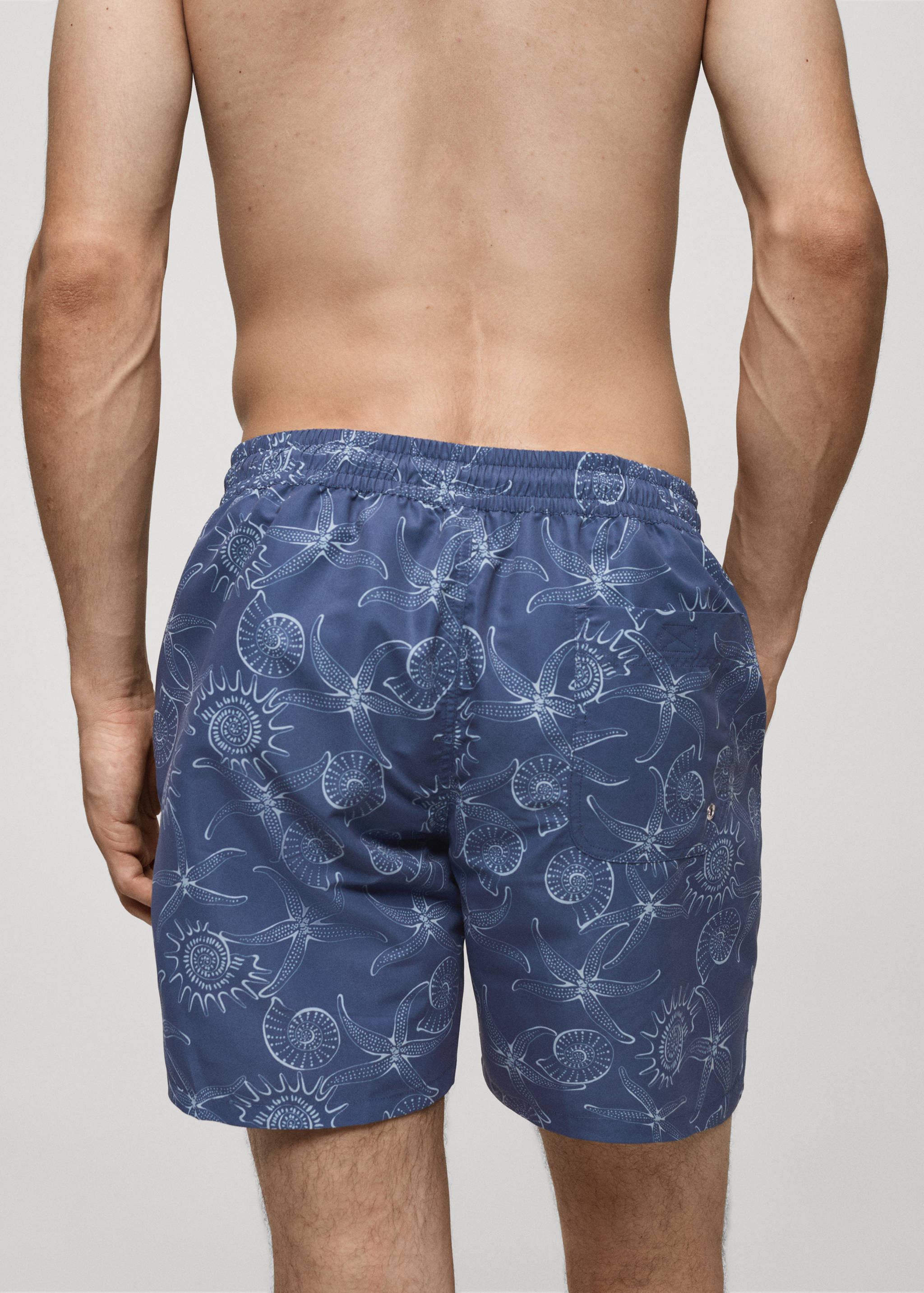 Marine-print swimsuit - Details of the article 6