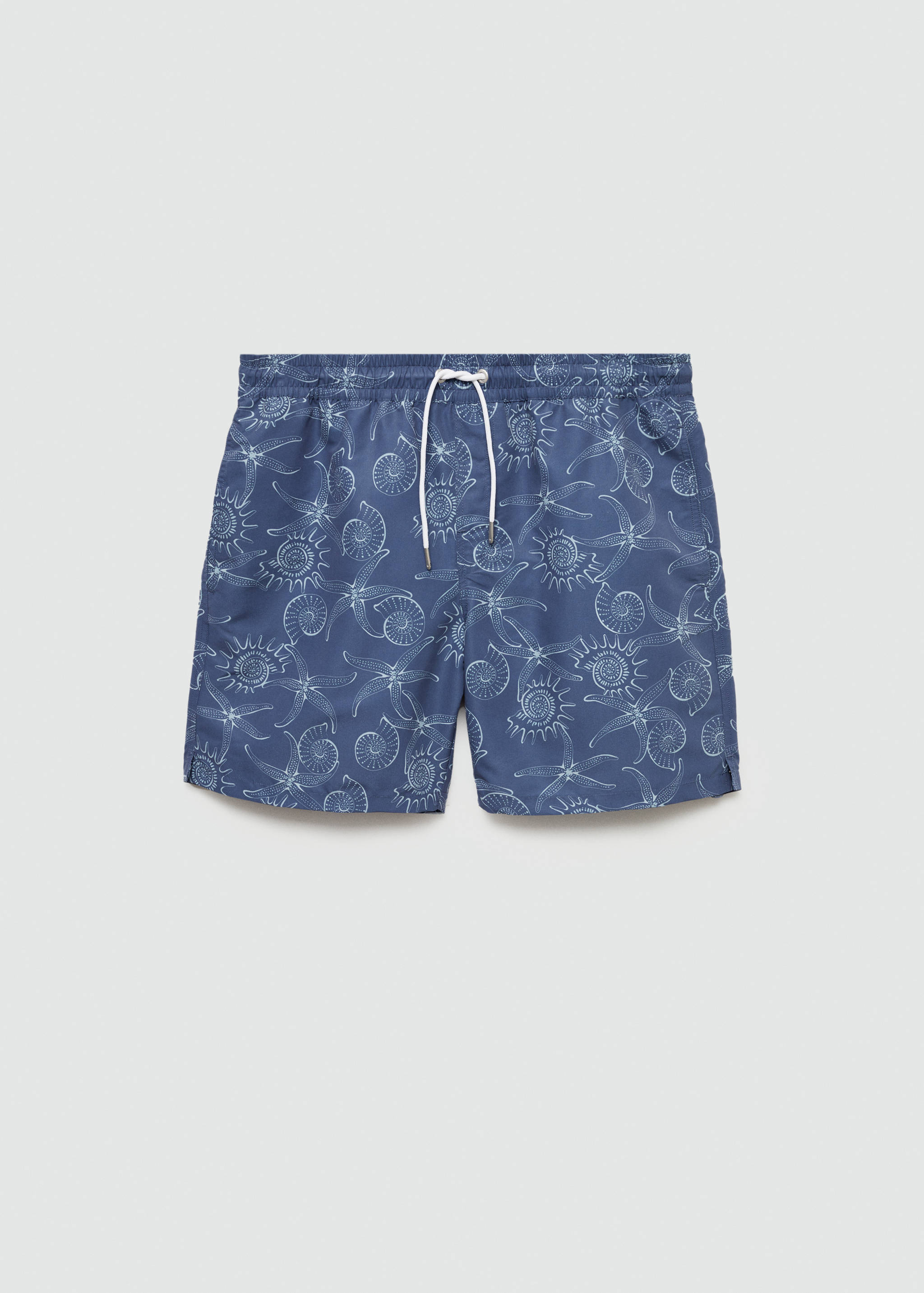 Marine-print swimsuit - Article without model