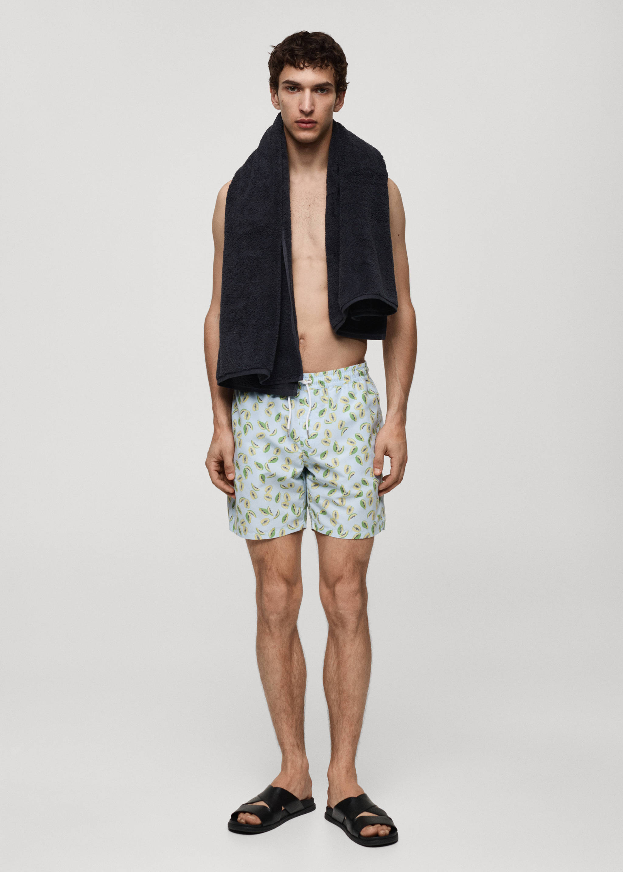 Fruit-print swimming trunks - Details of the article 4