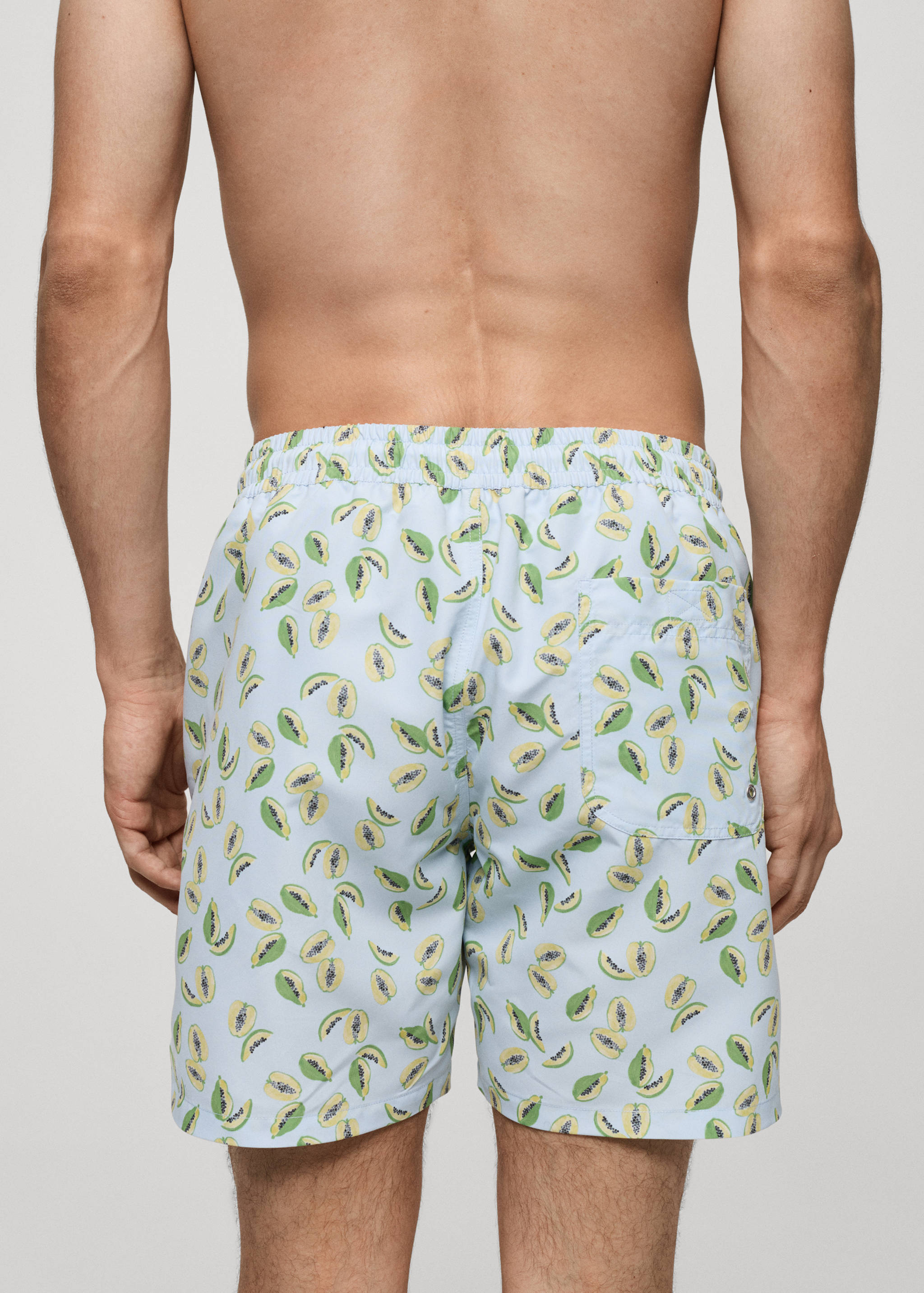 Fruit-print swimming trunks - Details of the article 6