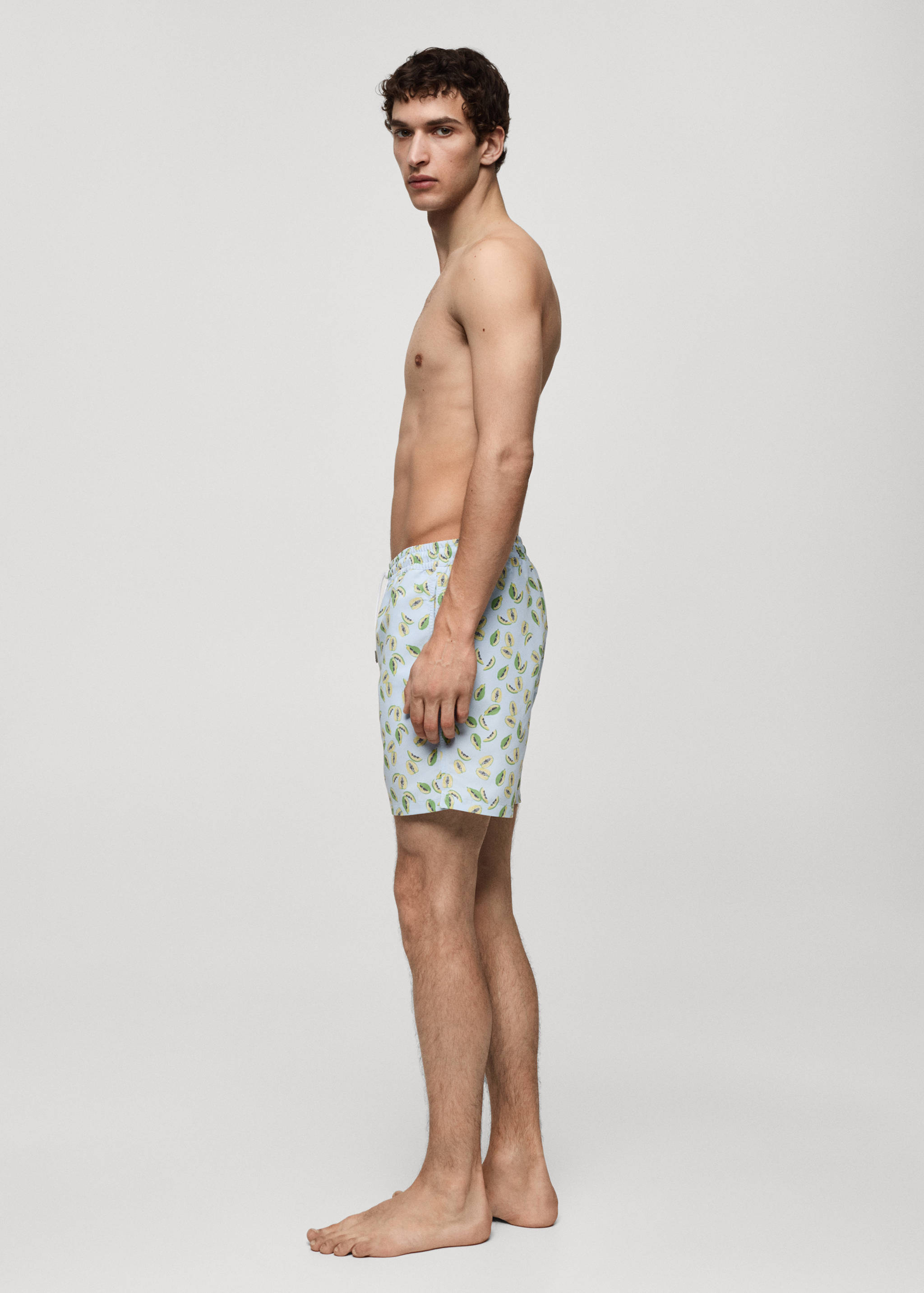 Fruit-print swimming trunks - Details of the article 2
