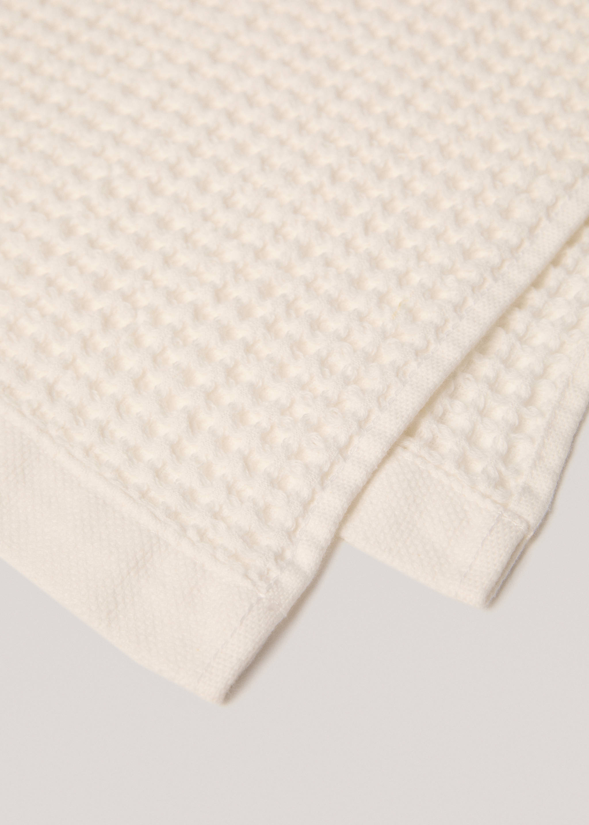 Cotton waffle washbasin towel - Details of the article 1