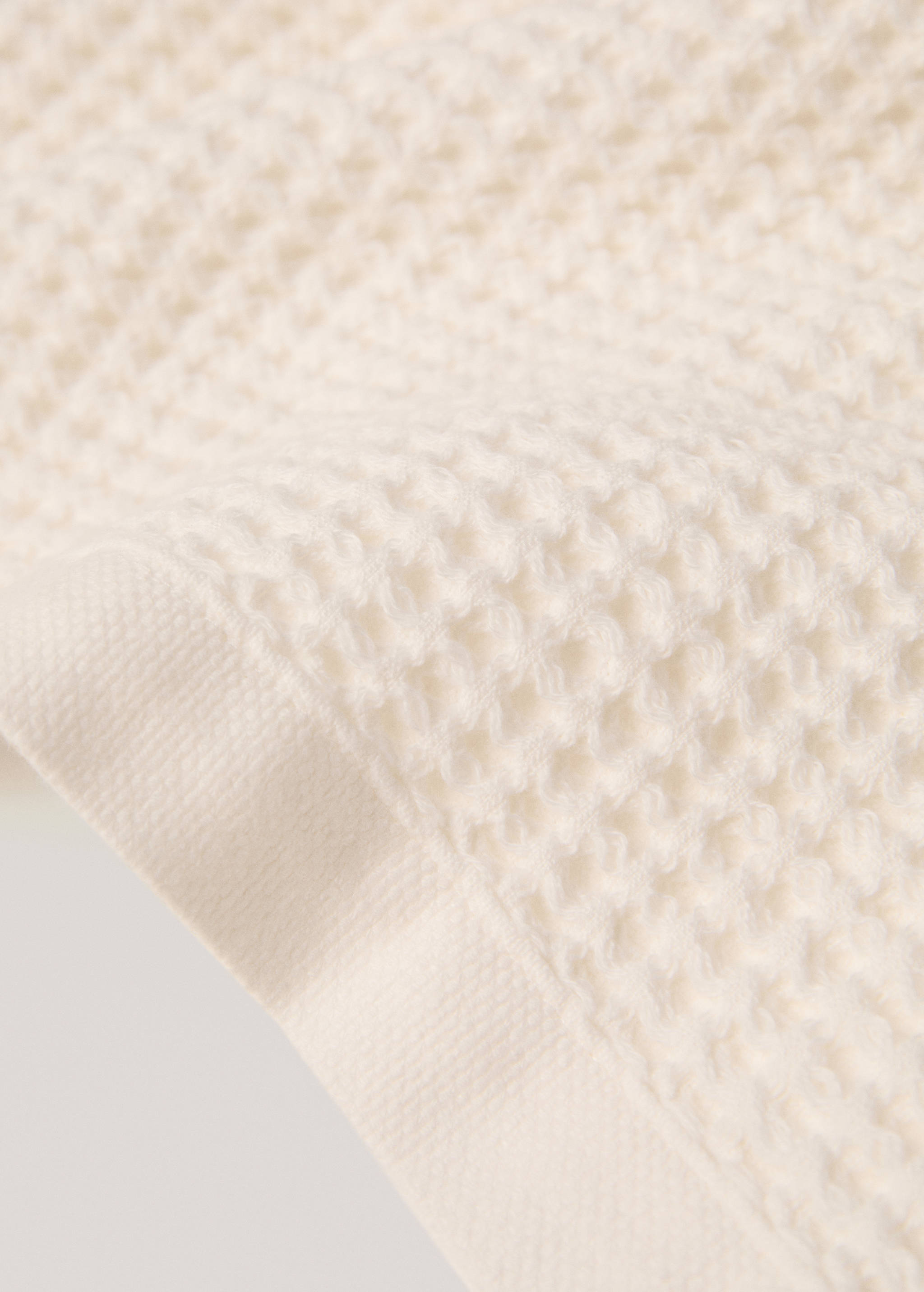 Cotton waffle washbasin towel - Details of the article 2
