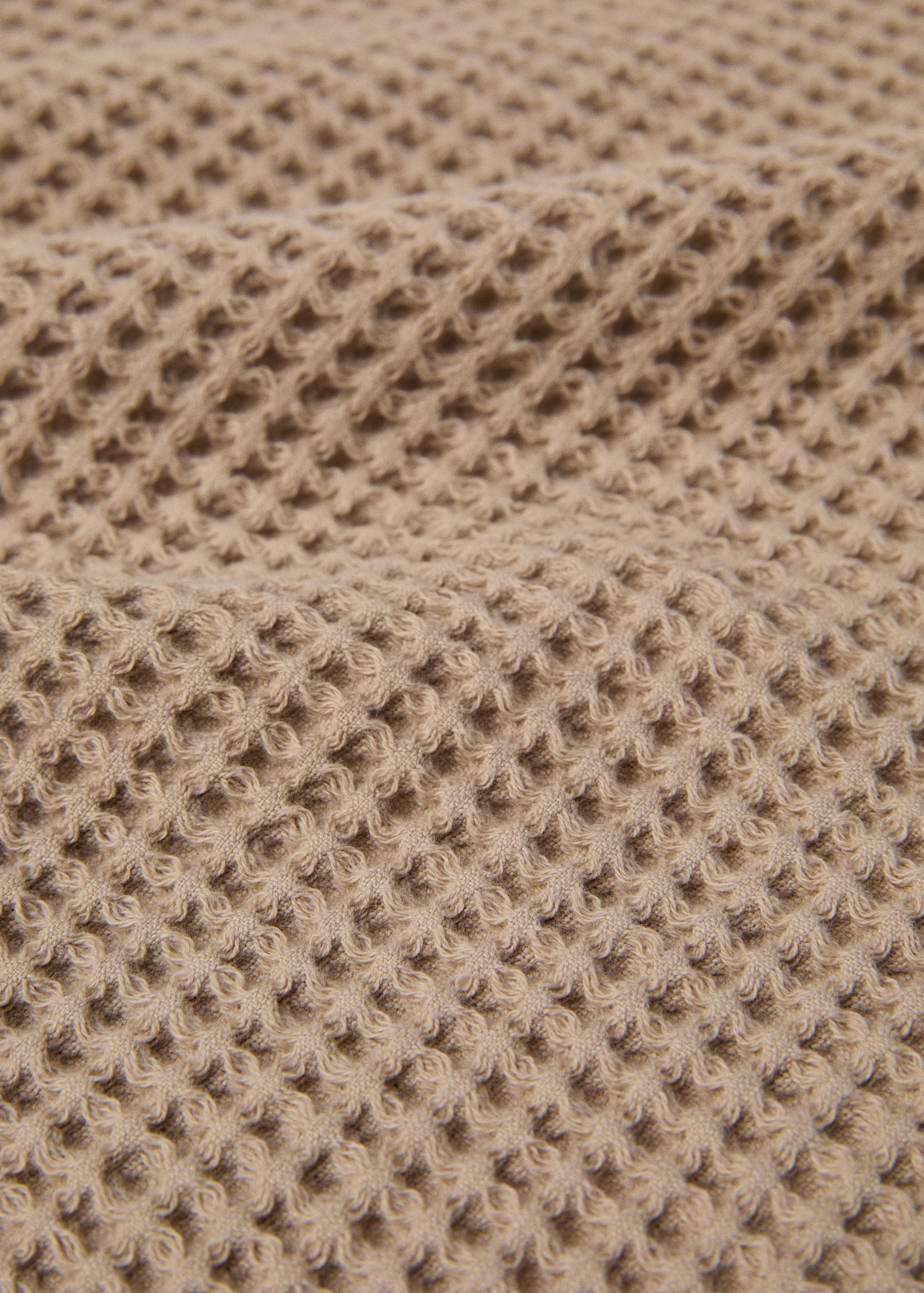 Cotton waffle washbasin towel - Details of the article 2