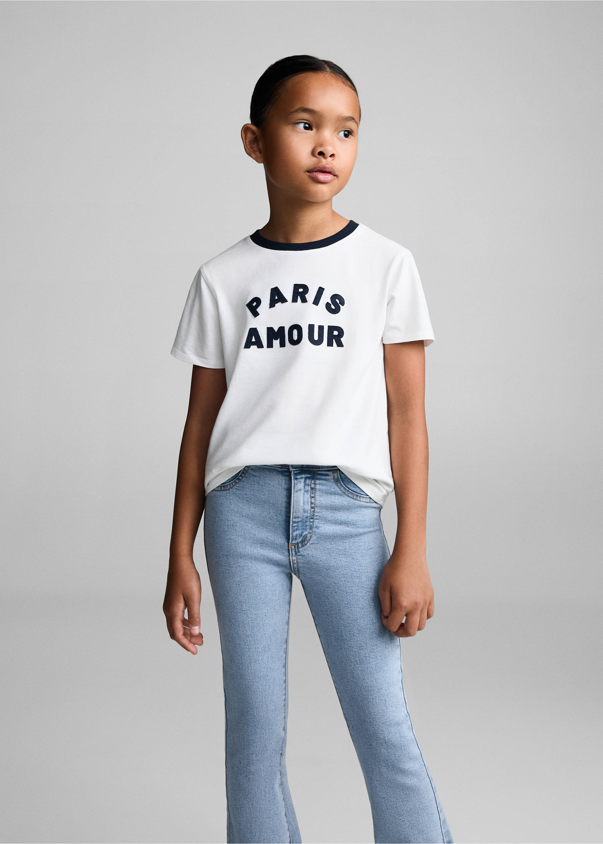 Jeans Trumpet - Plano medio, Azul claro. Ref: 77001011-00.