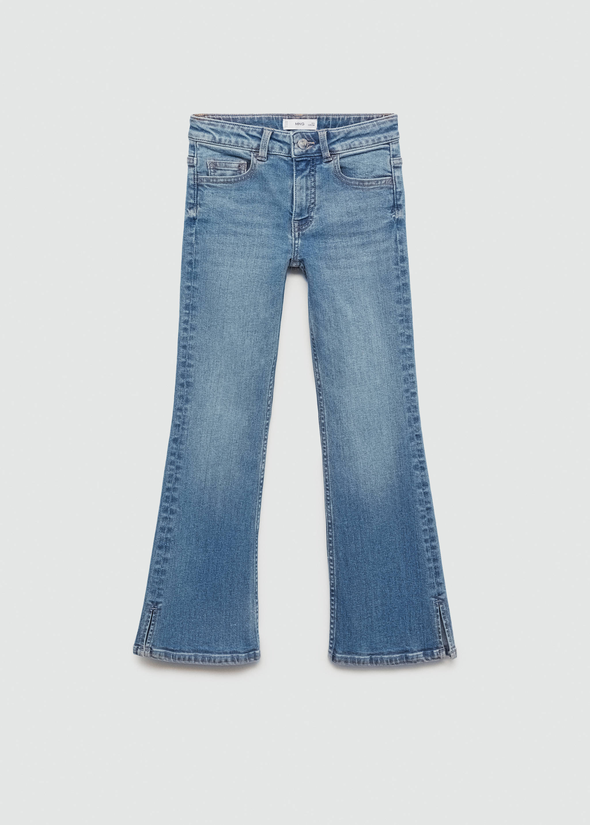 Flared jeans with opening - Article without model
