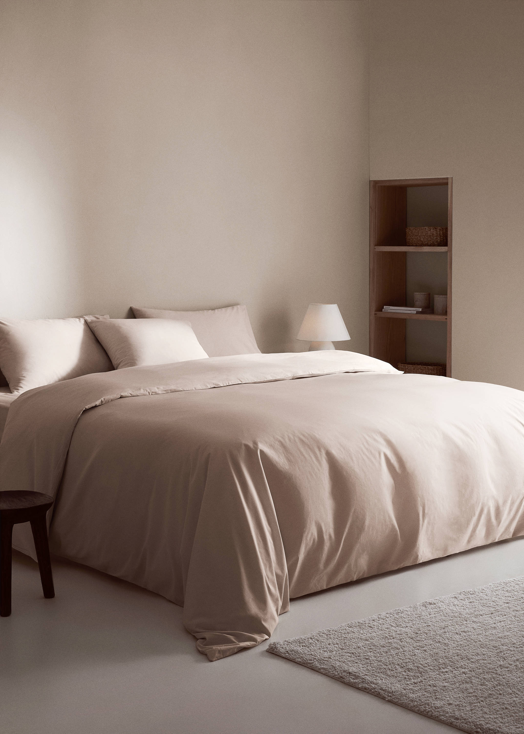 Cotton duvet cover for 180cm bed - General plane