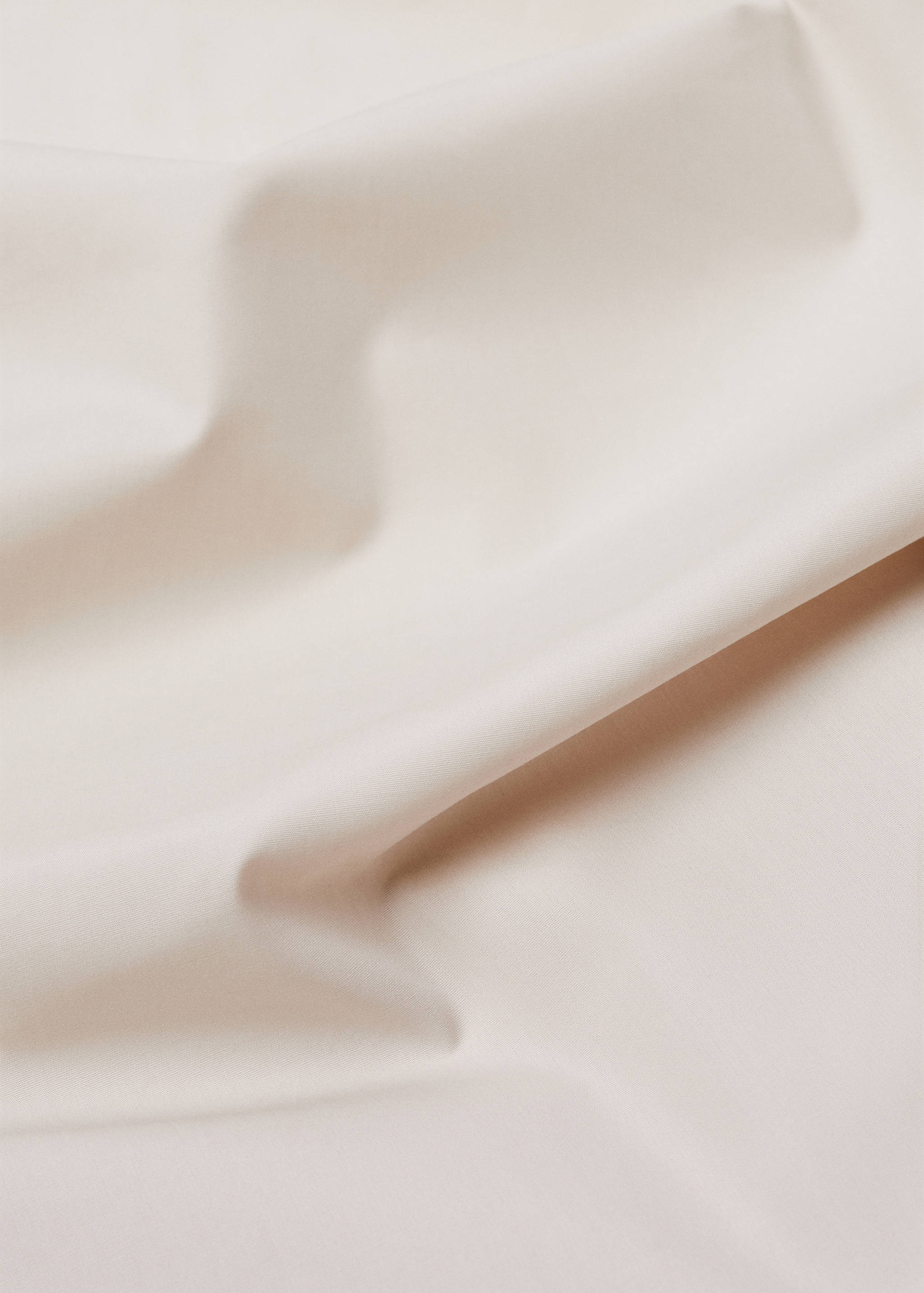 Percale cotton fitted sheet 300 threads for king bed - Details of the article 1