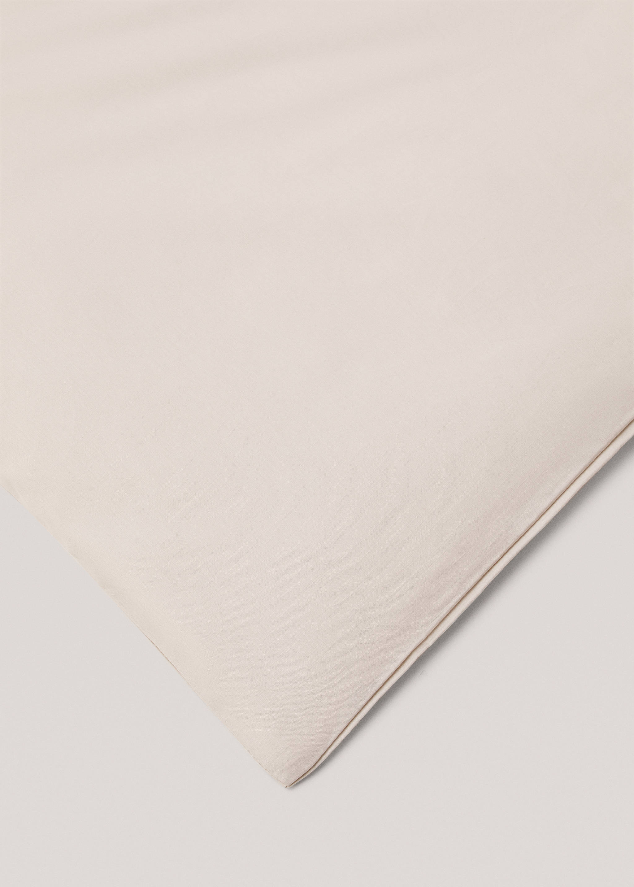Percale cotton fitted sheet 300 threads for king bed - Details of the article 3