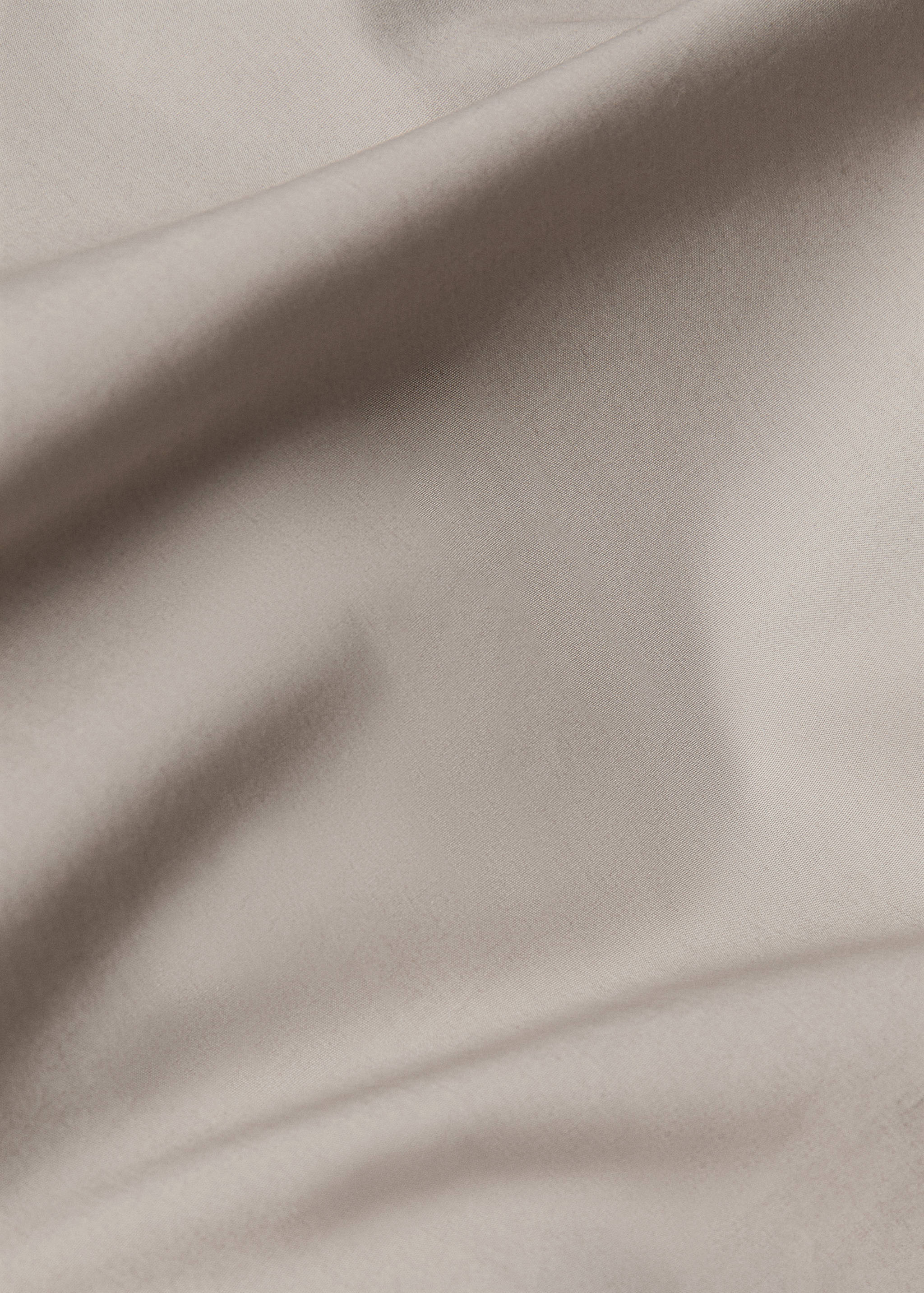 Percale cotton fitted sheet 300 threads for king bed - Details of the article 2