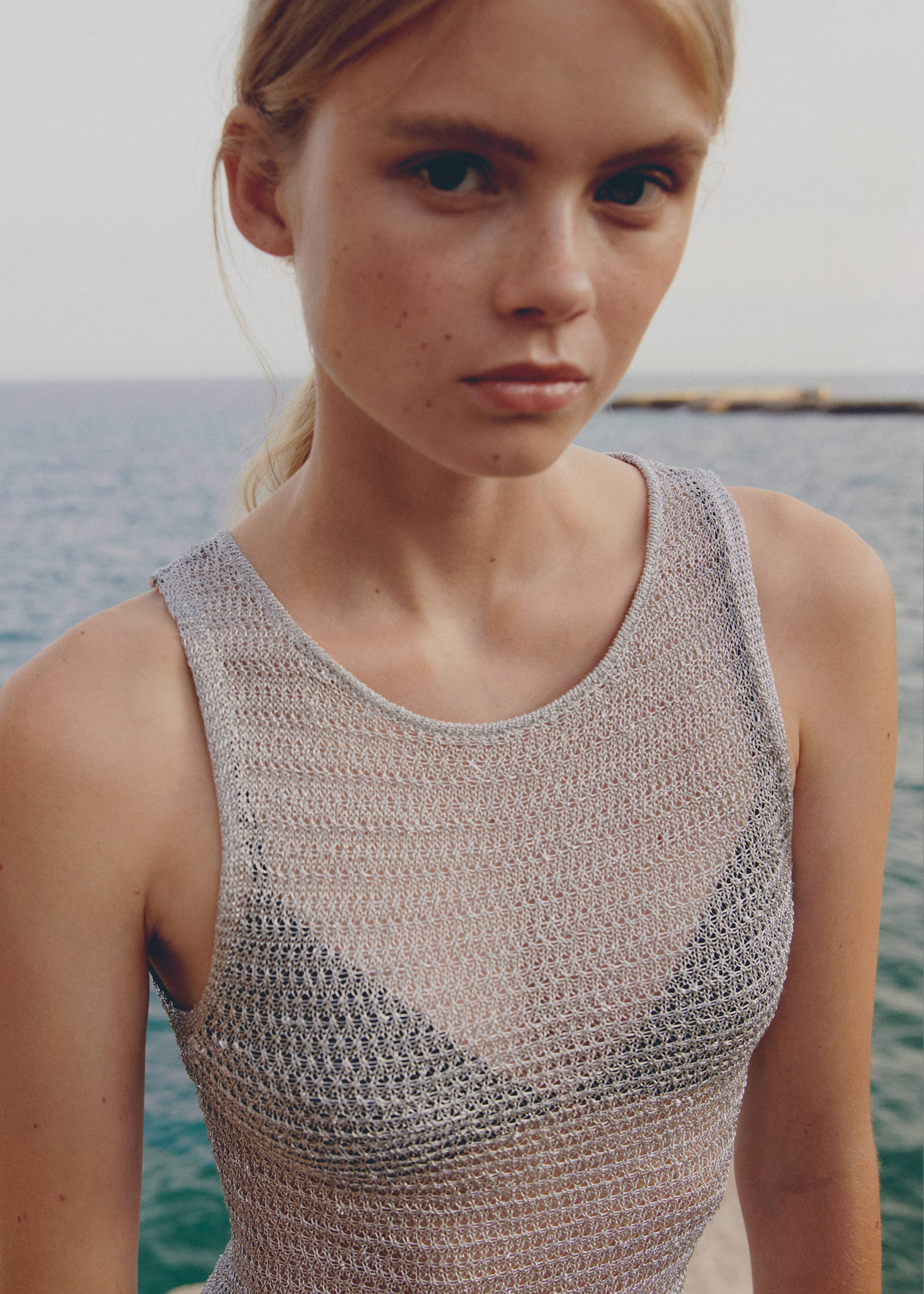 Lurex knitted dress - Details of the article 6