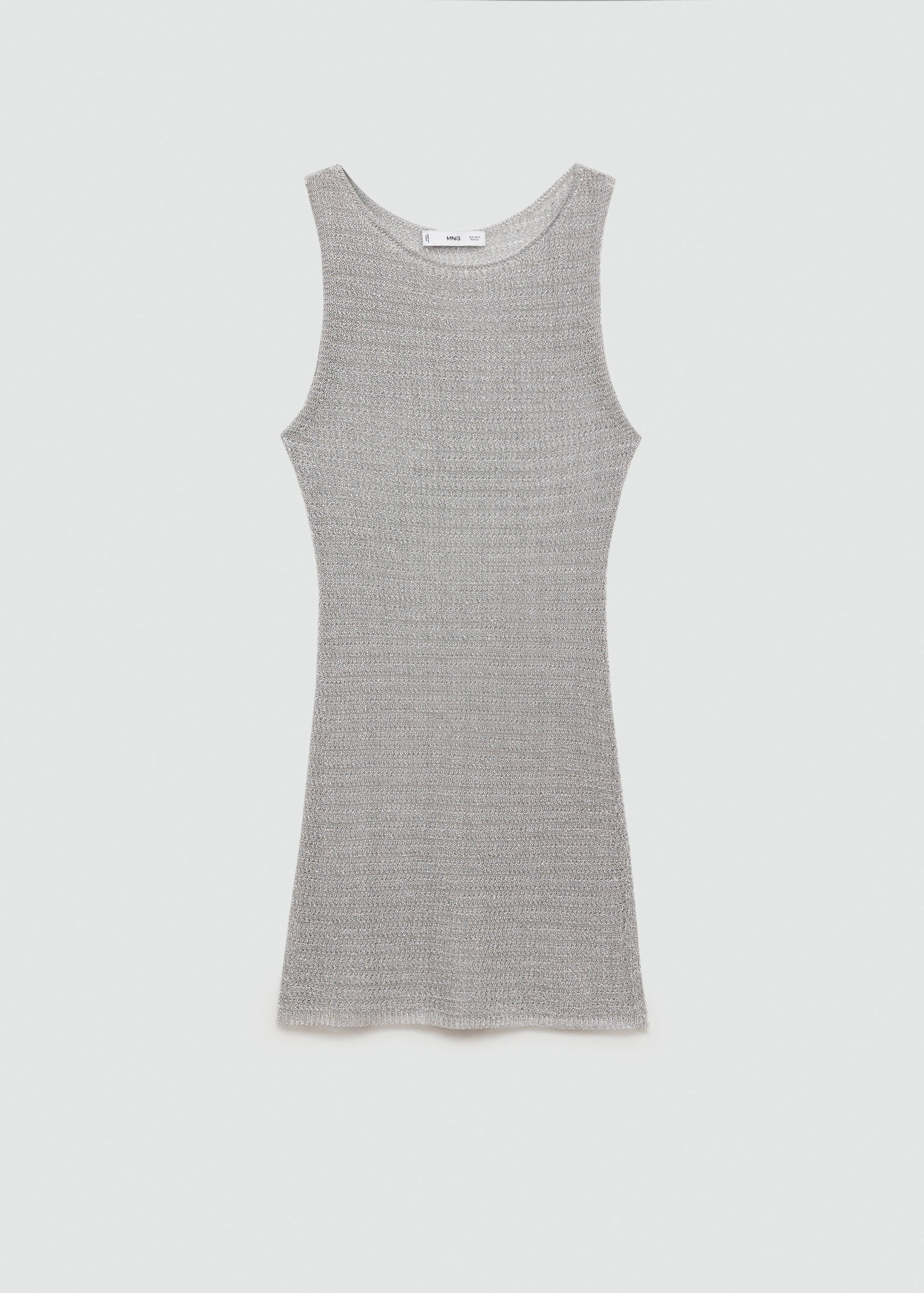 Lurex knitted dress - Article without model