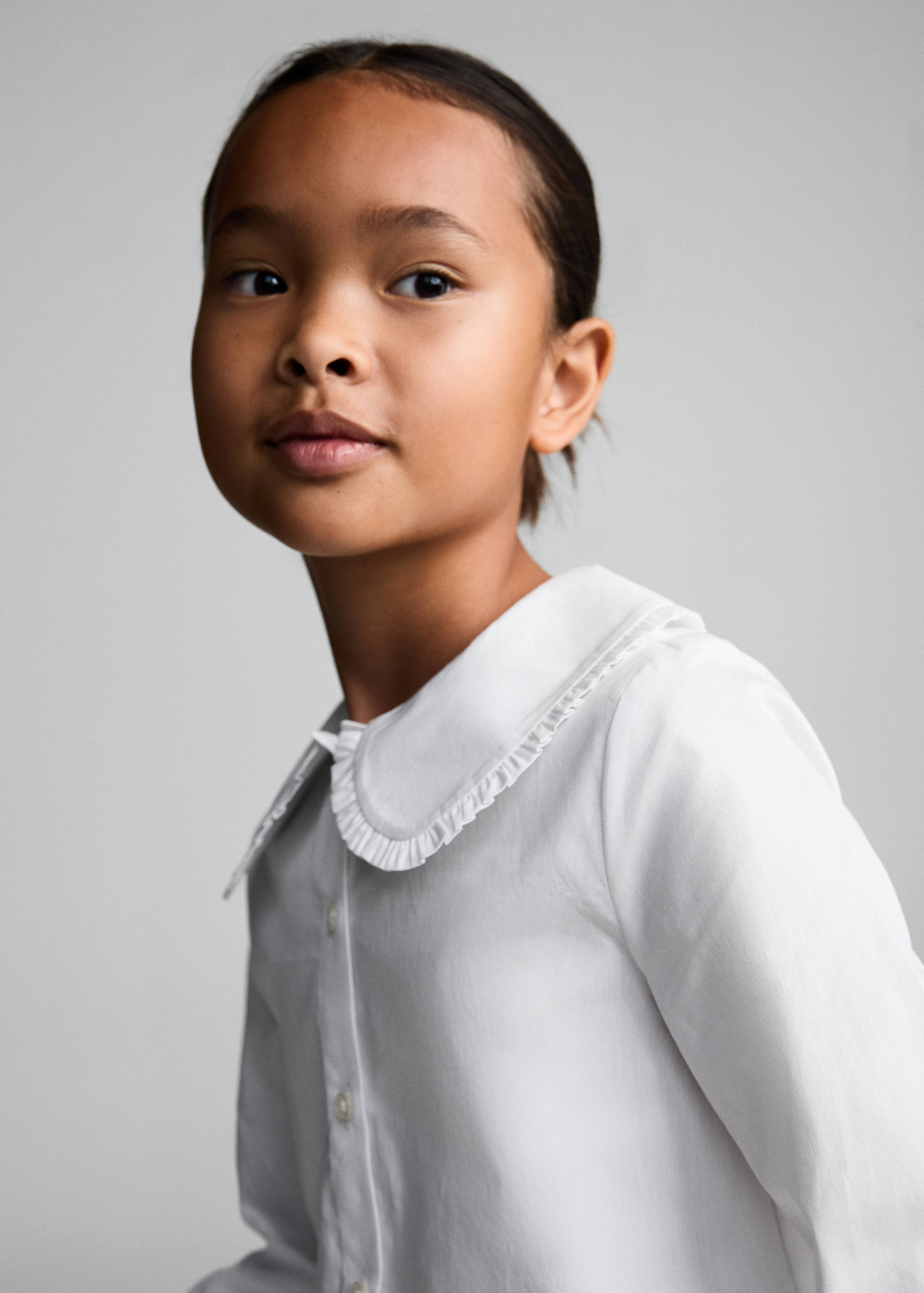 Chemise ajourée col Claudine - Détail de l'article 1